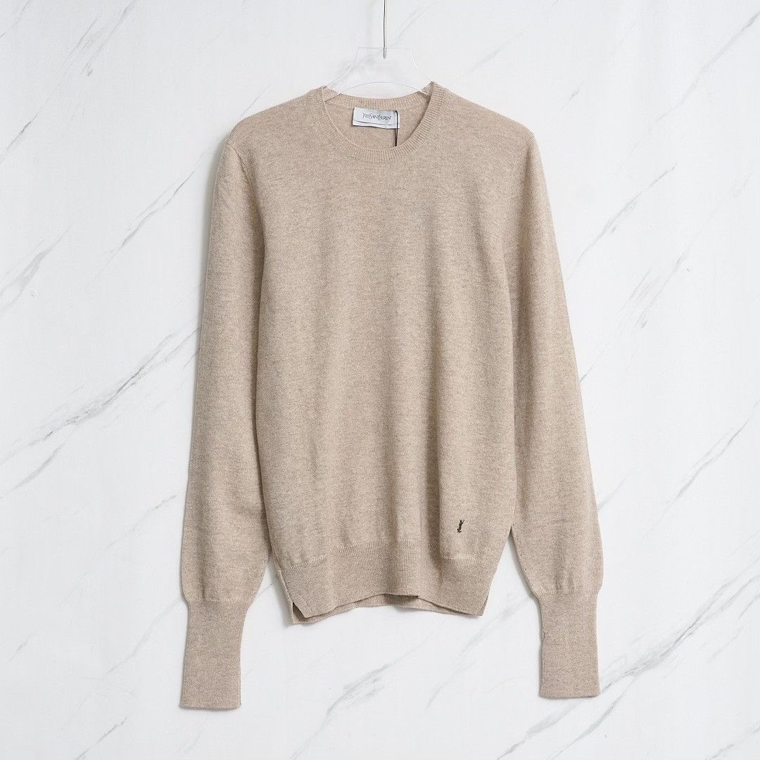 Saint Laurent Paris Saint Laurent Men's Logo Knit Sweater Size US M / EU 48-50 / 2 - 1 Thumbnail