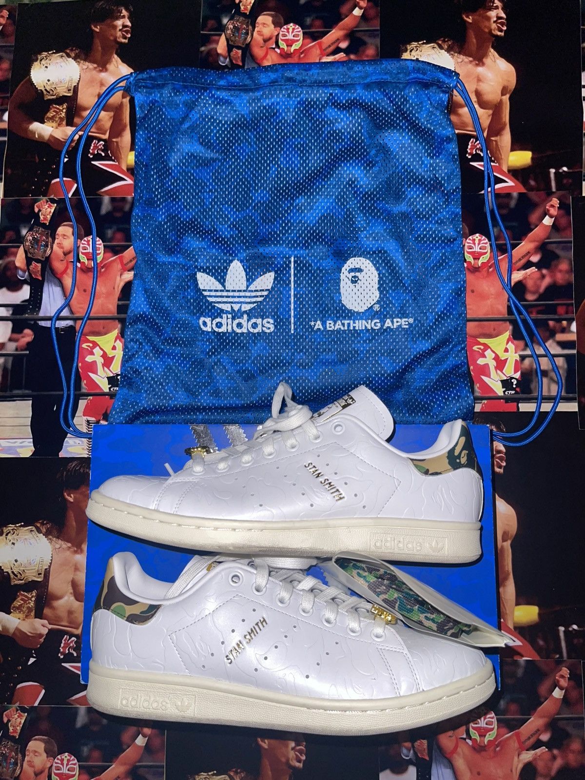 Adidas × Bape Bape x Stan Smith 30th Anniversary White (7.5) Size US 7.5 / EU 40-41 - 1 Thumbnail