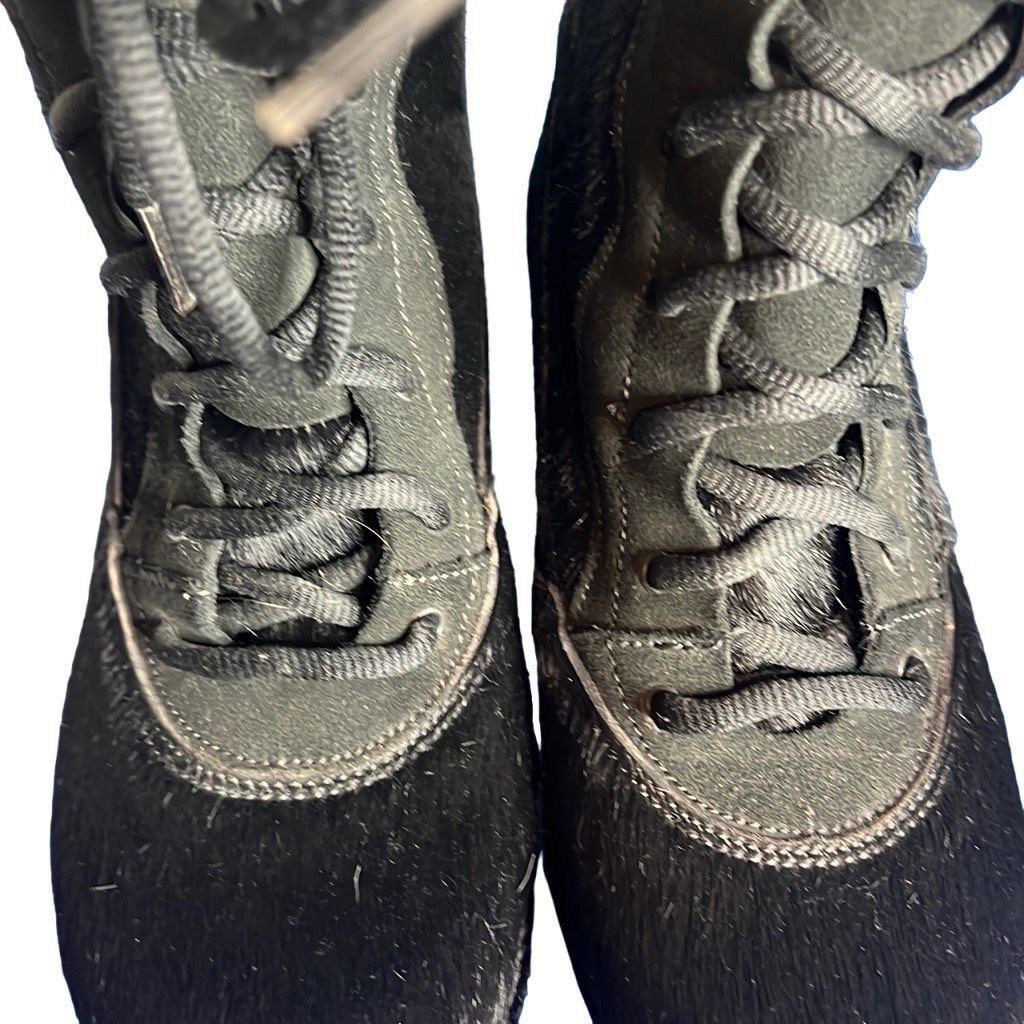 Oscar Jacobson Oscar Sport Apres Ski Black Fur Lace Boots 6 New Size US 6 / IT 36 - 5 Thumbnail
