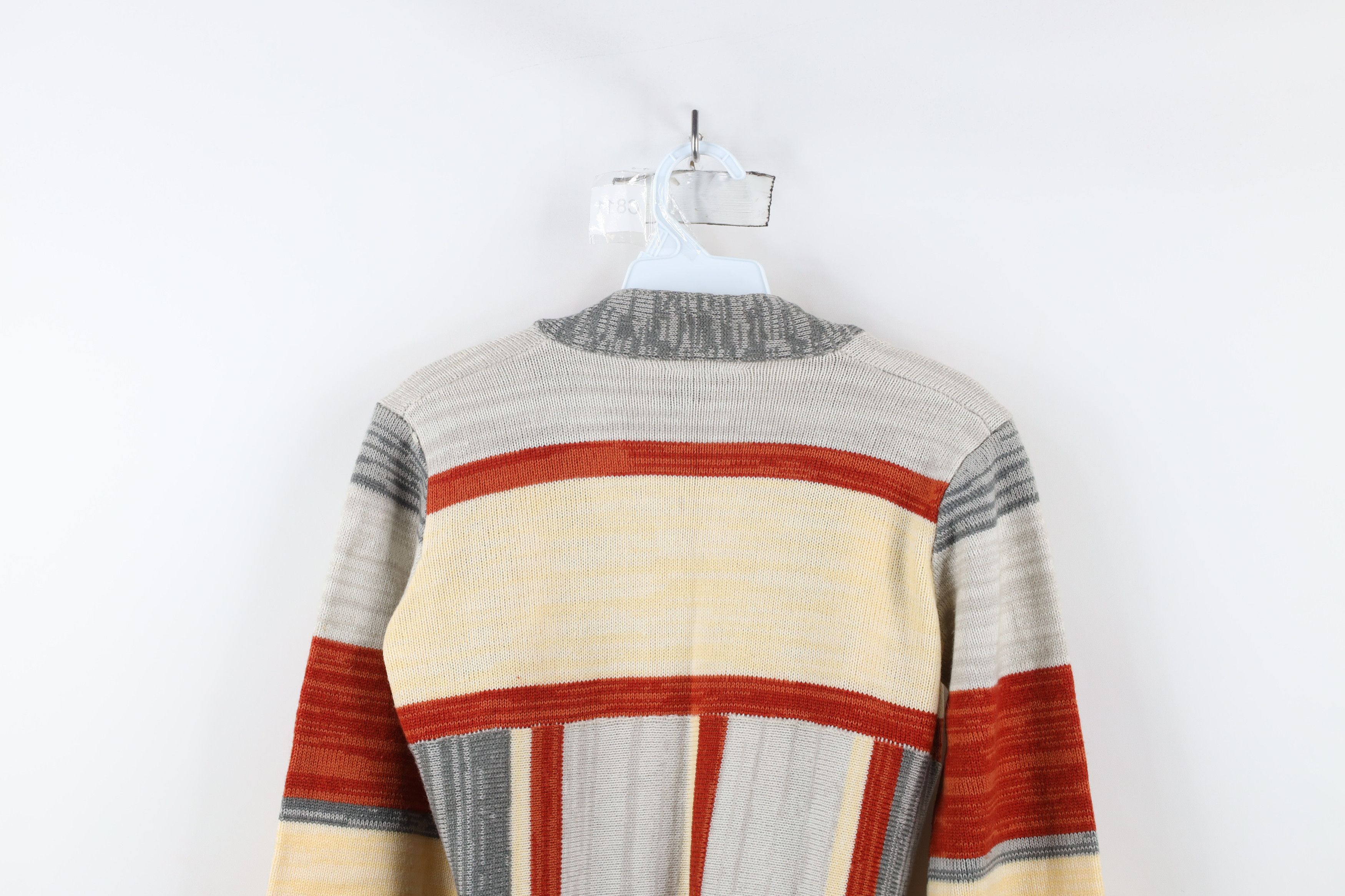Vintage Vintage 70s Mid Century Modern MCM Belted Cardigan Sweater Size M / US 6-8 / IT 42-44 - 14 Thumbnail