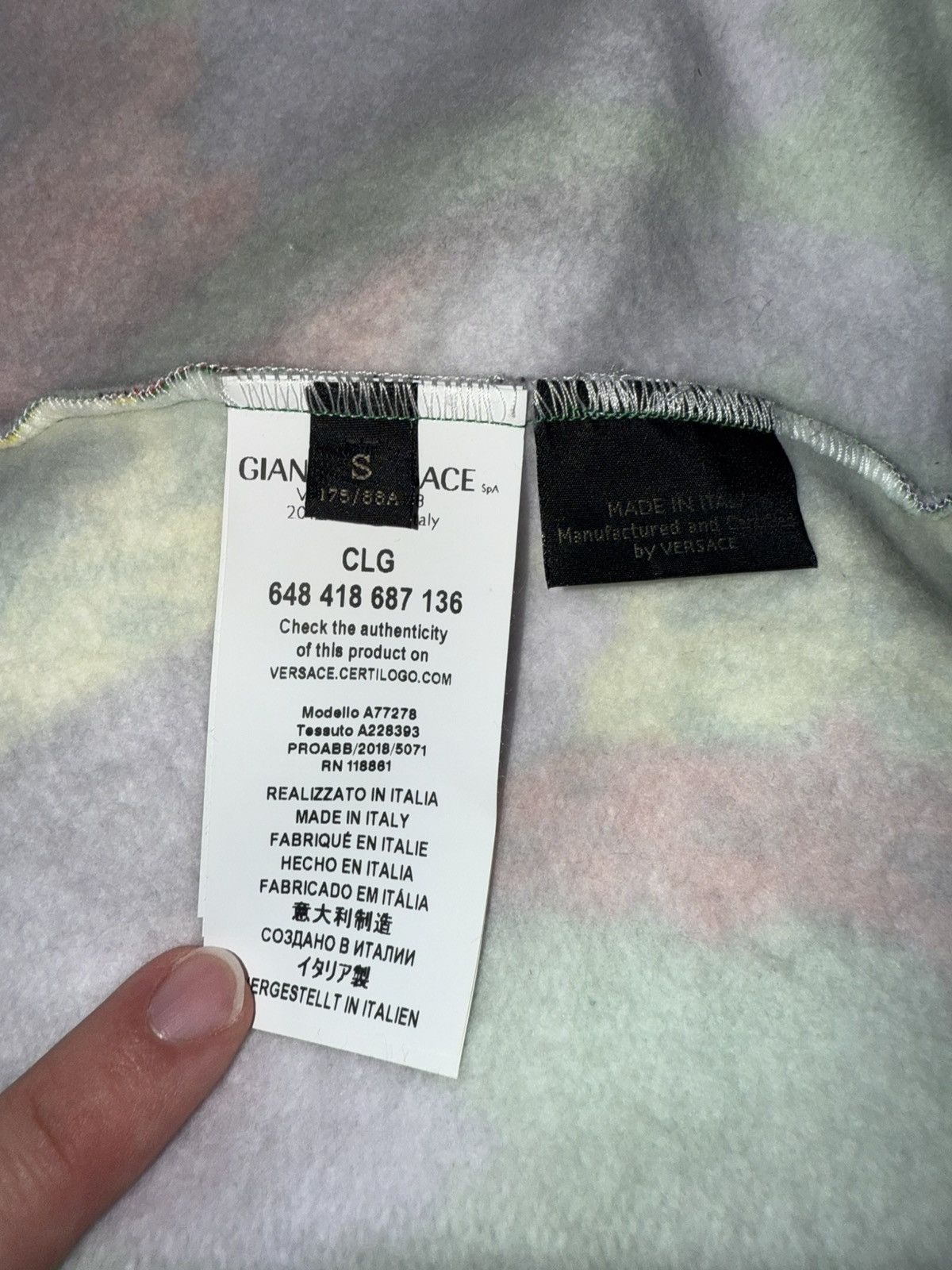 Versace Versace Baroque Pattern Sweatshirt Size US S / EU 44-46 / 1 - 4 Thumbnail