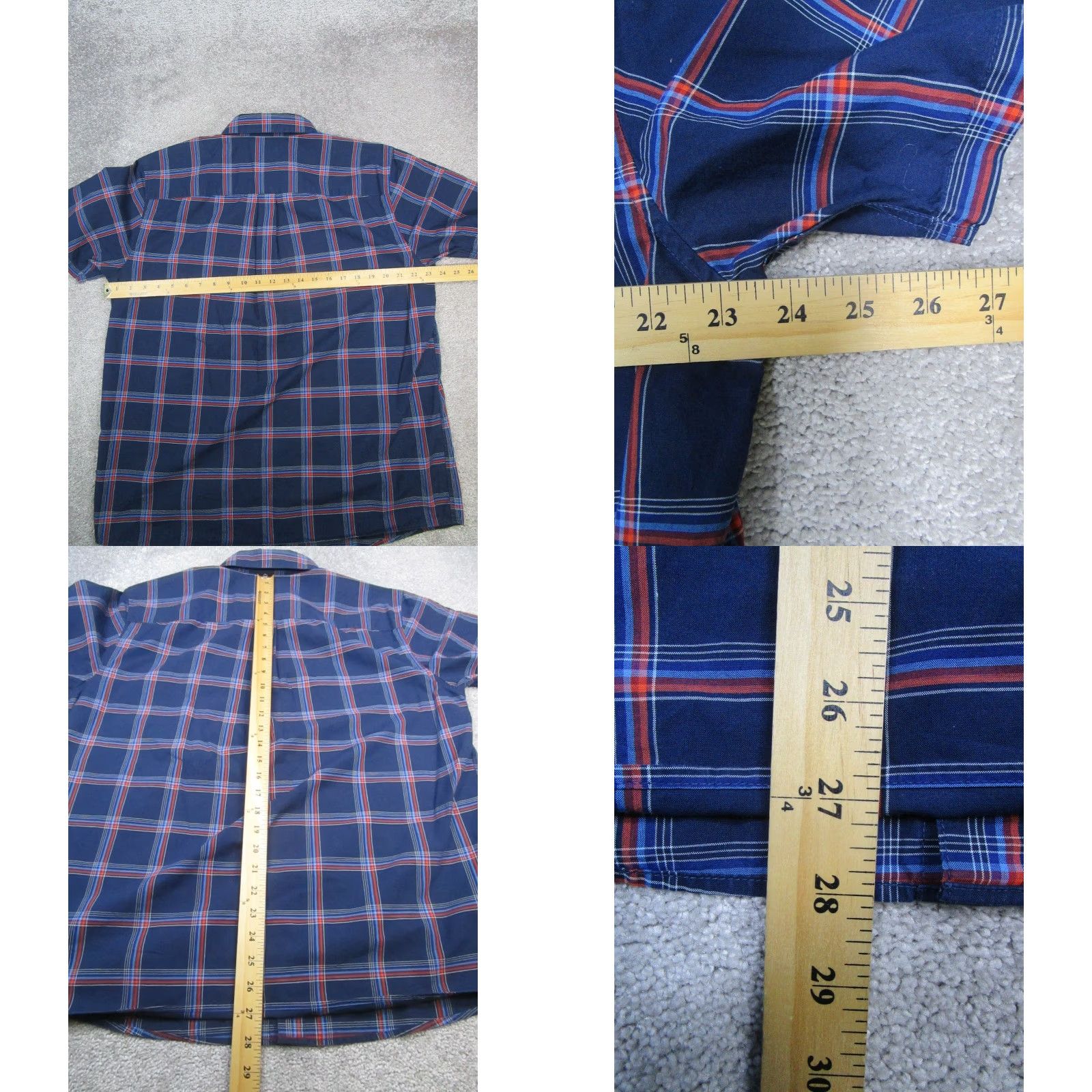 Patagonia Patagonia Bollocks Shirt Mens Large Blue Red Cotton Button Up - Plaid, Short Sleeve, Collared, Pockets, Regular Fit, Vintage? No Size US L / EU 52-54 / 3 - 8 Thumbnail