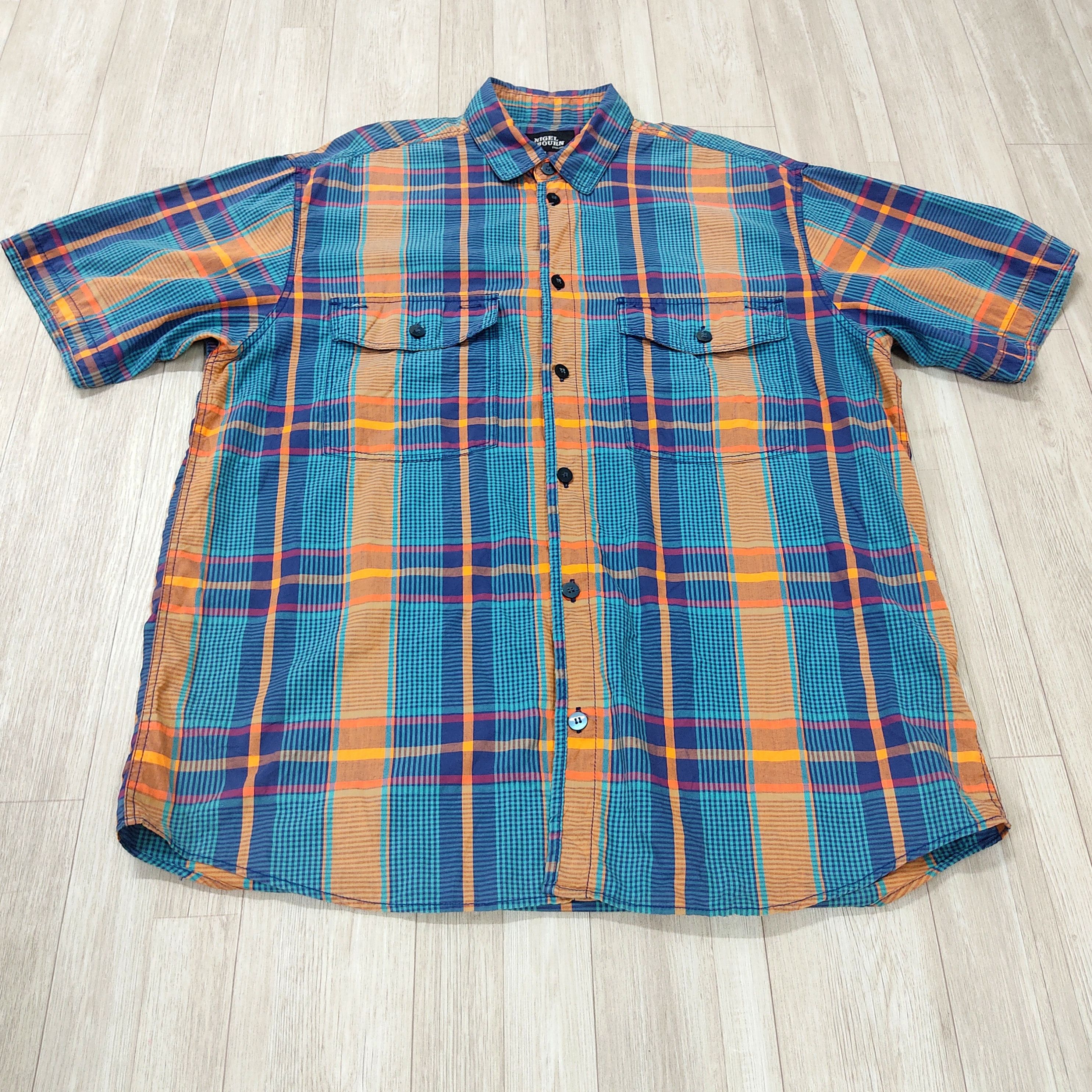 Nigel Cabourn NIGEL CABOURN Plaid Check Shirts Size US L / EU 52-54 / 3 - 3 Thumbnail