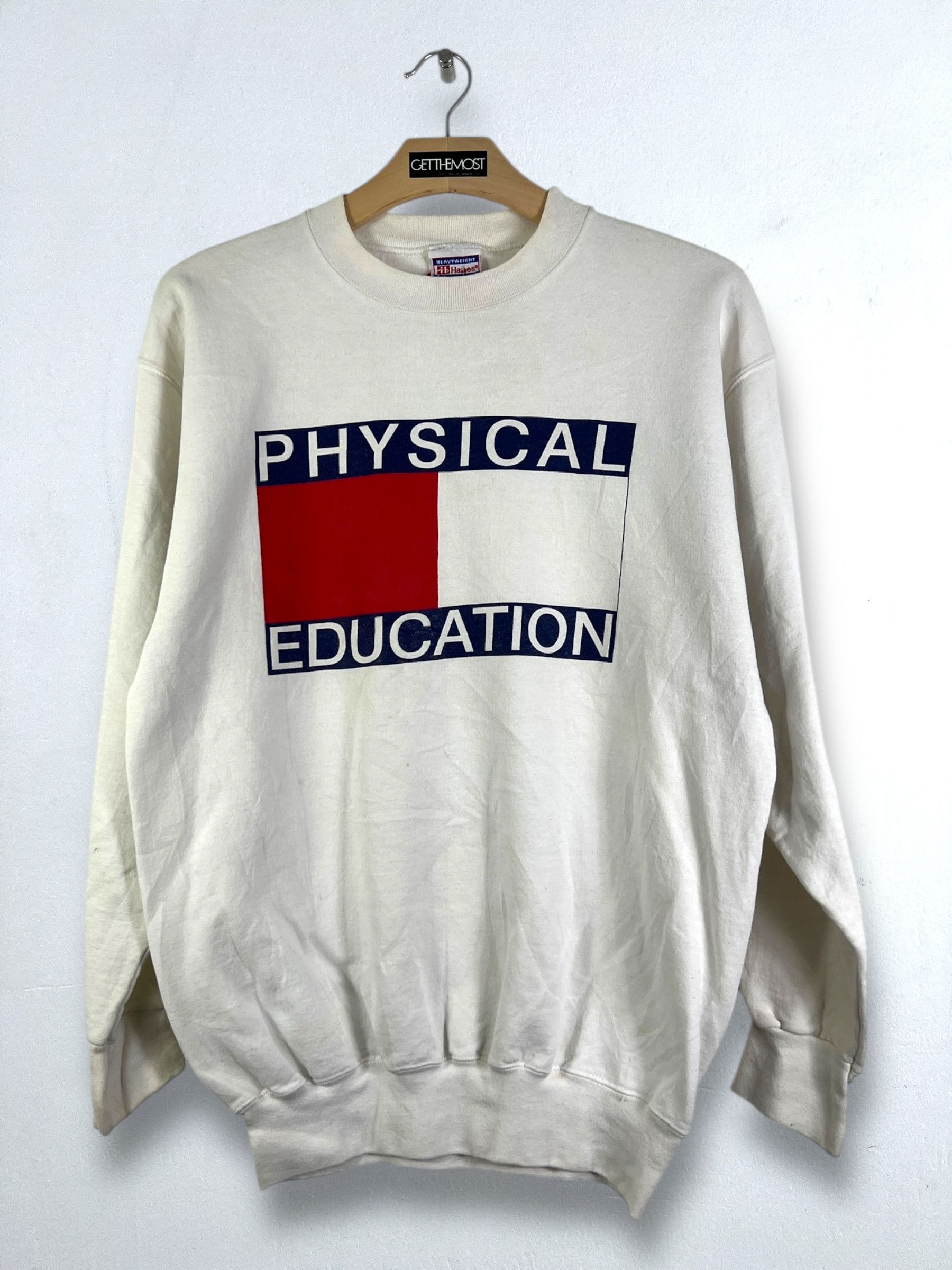 Vintage No.5112 Vintage 90s Physical Education Graphic Sweatshirt Size US M / EU 48-50 / 2 - 1 Thumbnail