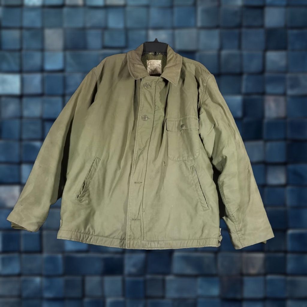 CO VINTAGE Vanderbilt Shirt Co Jacket Mens XL Olive Green Deck Chore Coat "BUTCHER SHOP" Military Workwear Mens XL Size US XL / EU 56 / 4 - 1 Thumbnail