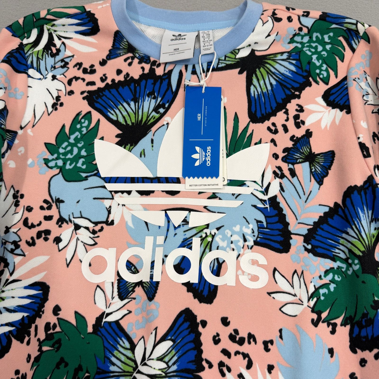 Adidas Adidas Studio London Animal Flower Sweatshirt Girls Large Size L / US 10 / IT 46 - 3 Thumbnail