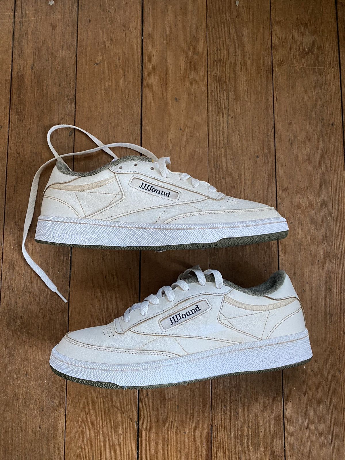 JJJJound × Reebok jjjjound x reebok club c 85 (custom - vintage look) Size US 9.5 / EU 42-43 - 2 Thumbnail