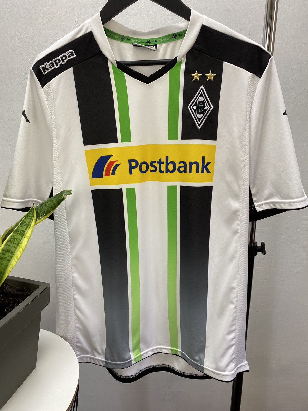 Kappa Borussia Mönchengladbach 2014 Soccer Jersey Home Size US L / EU 52-54 / 3 - 6 Thumbnail