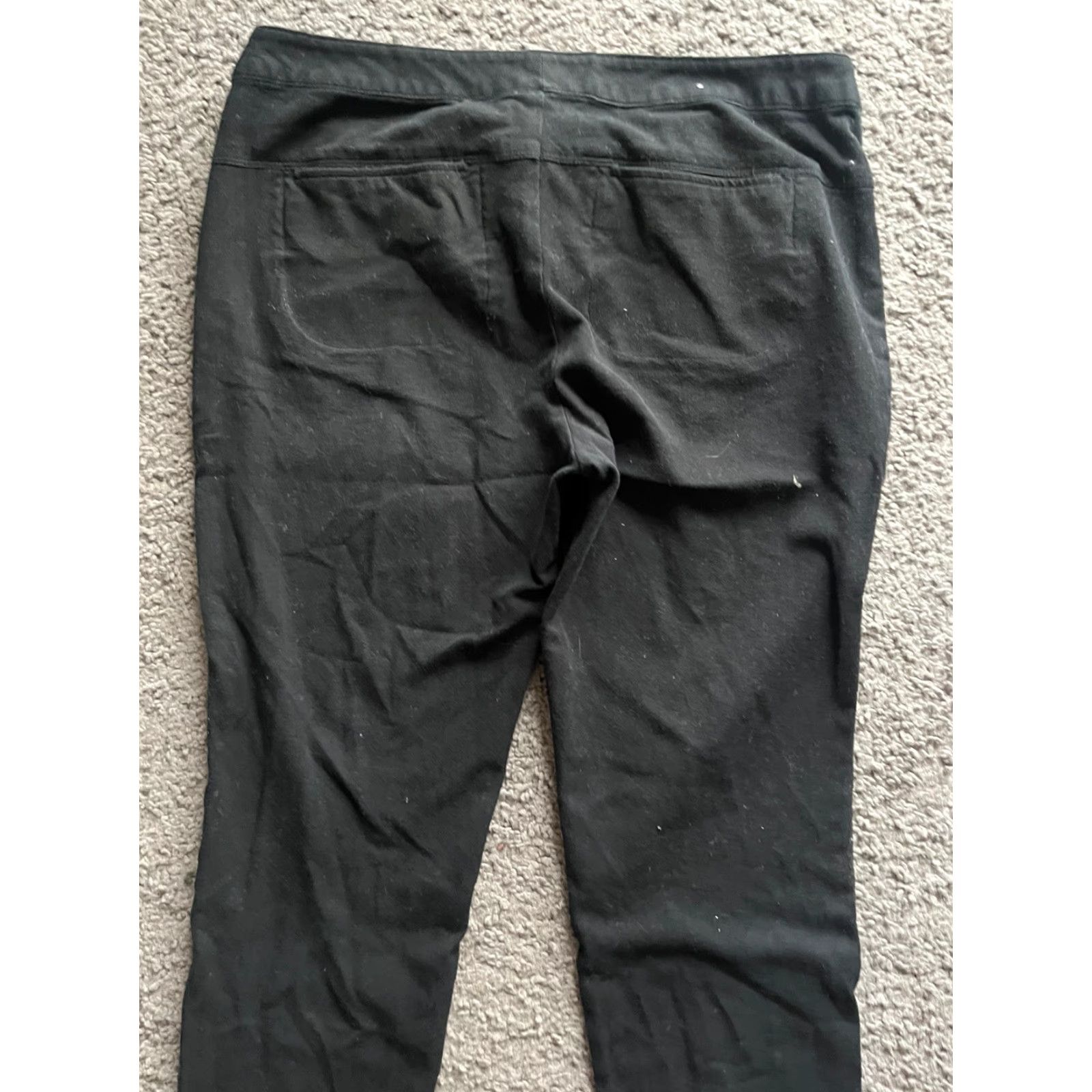 Gap GAP Ultra Skinny Crop Pants Women's Size 10 Black Stretch Chino Size 32" / US 10 / IT 46 - 4 Thumbnail