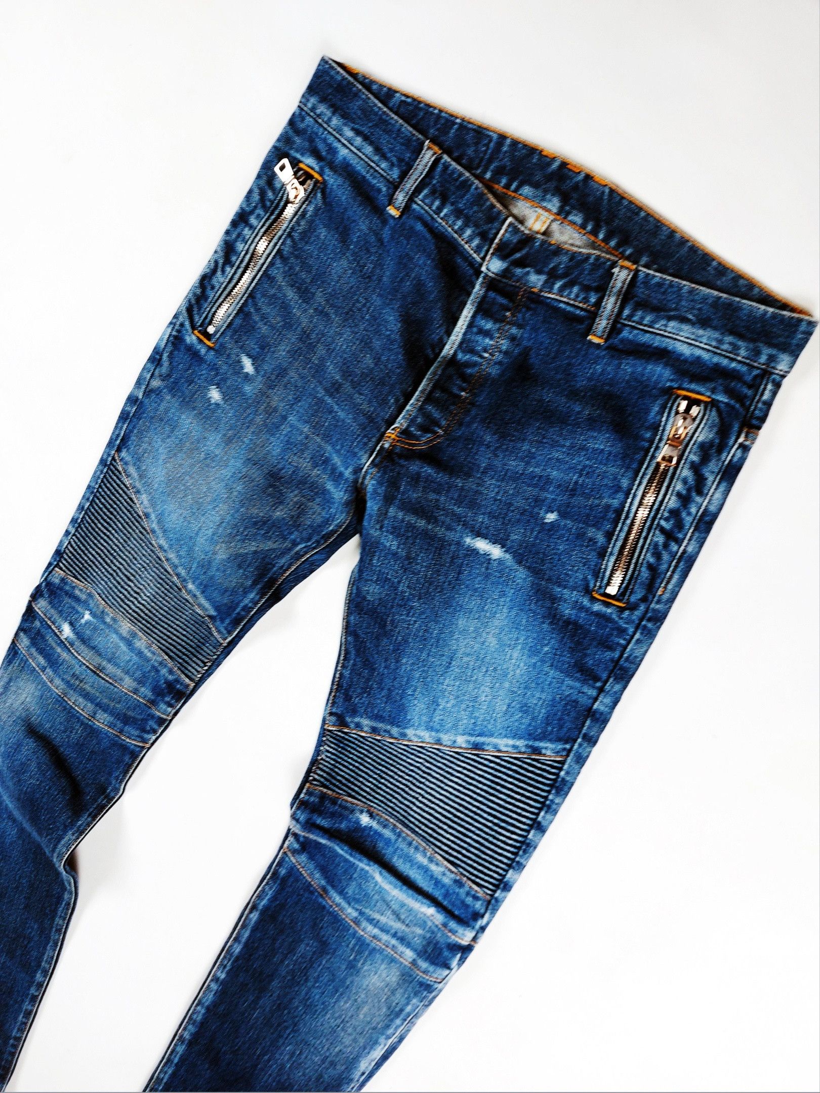 Balmain Balmain Biker Denim Jeans Japan Size US 32 / EU 48 - 1 Thumbnail