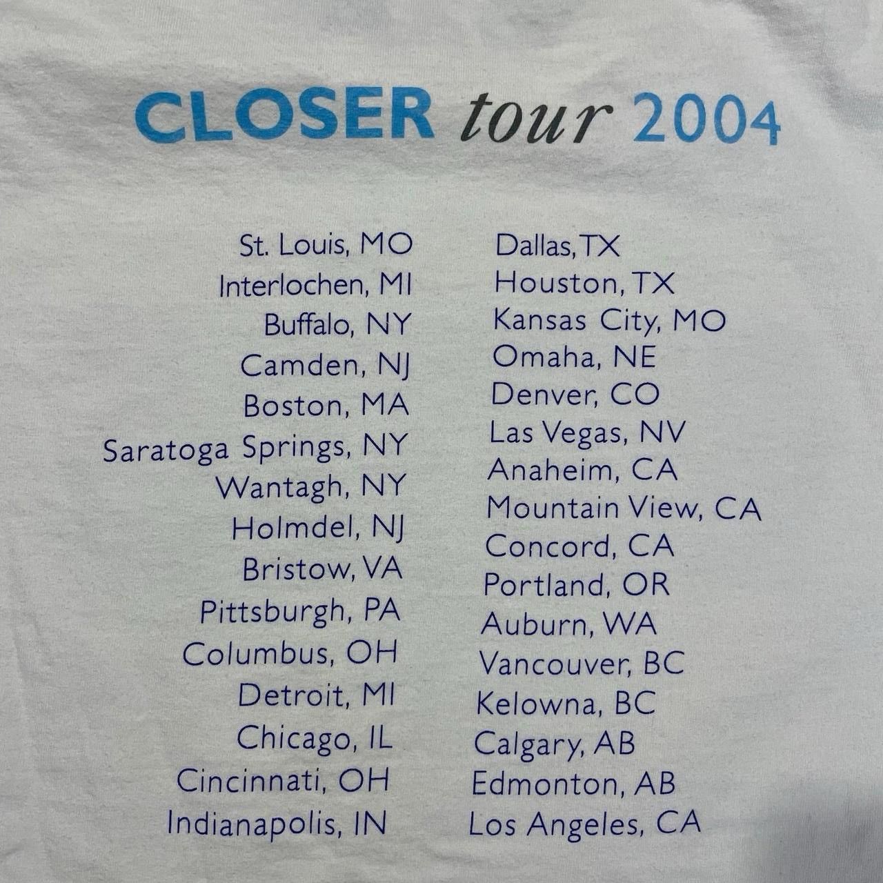 Band Tees × Vintage Vintage 2004 Josh Groban Closer Tour T-Shirt Size US L / EU 52-54 / 3 - 6 Thumbnail