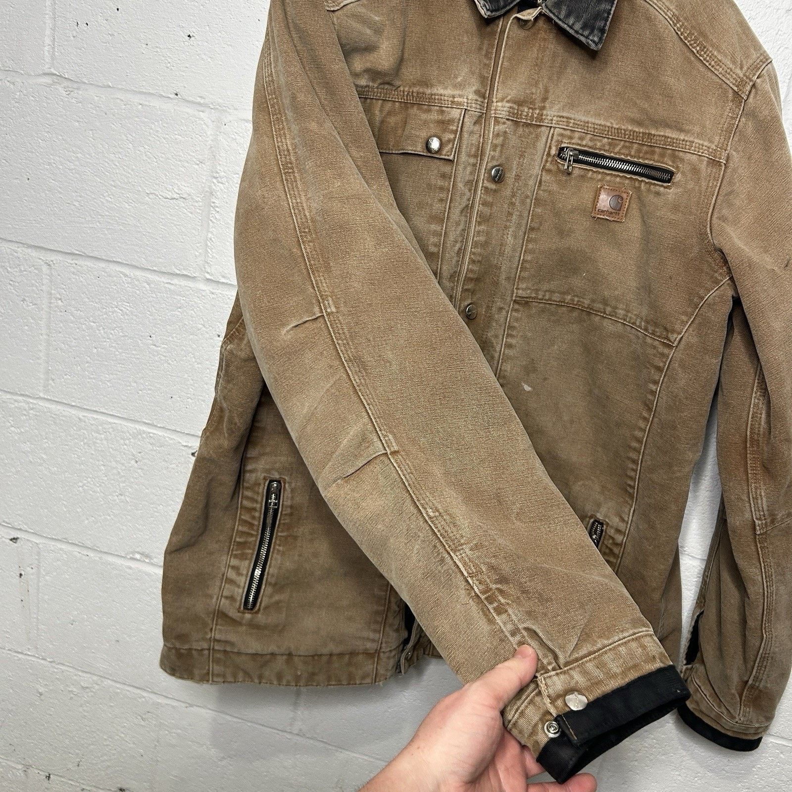 Carhartt Y2K Carhartt Sandstone Multi-Pocket Jacket “Brown” J285 BRN Size US L / EU 52-54 / 3 - 6 Thumbnail