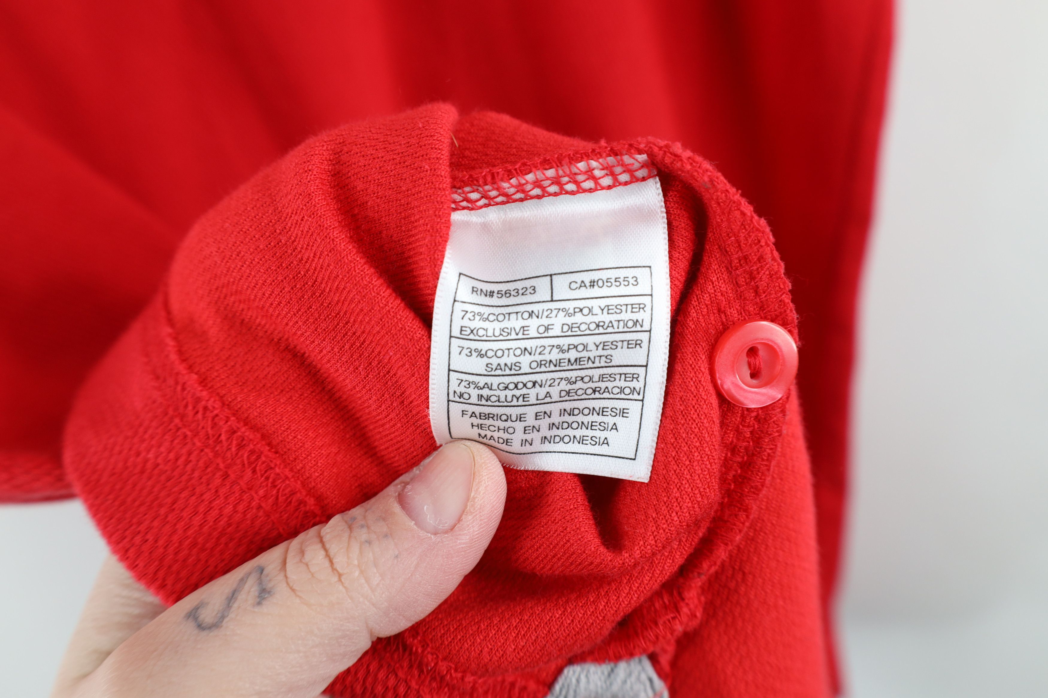Nike × Vintage Vintage Nike Mini Swoosh Ohio State University Knit Polo Size US M / EU 48-50 / 2 - 10 Thumbnail