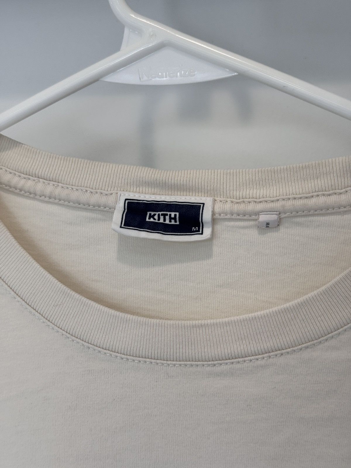 Kith Kith Mens Wisdom Long Sleeve LS Creme Off White Tee Size M Size US M / EU 48-50 / 2 - 6 Thumbnail