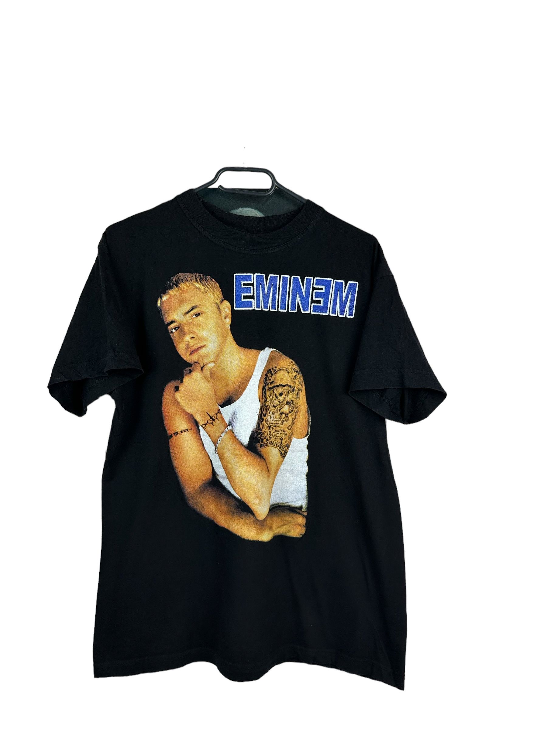 Band Tees × Vintage Vintage Eminem Rare Shirt Band Tee Jersey Hype Y2K Size US M / EU 48-50 / 2 - 1 Thumbnail