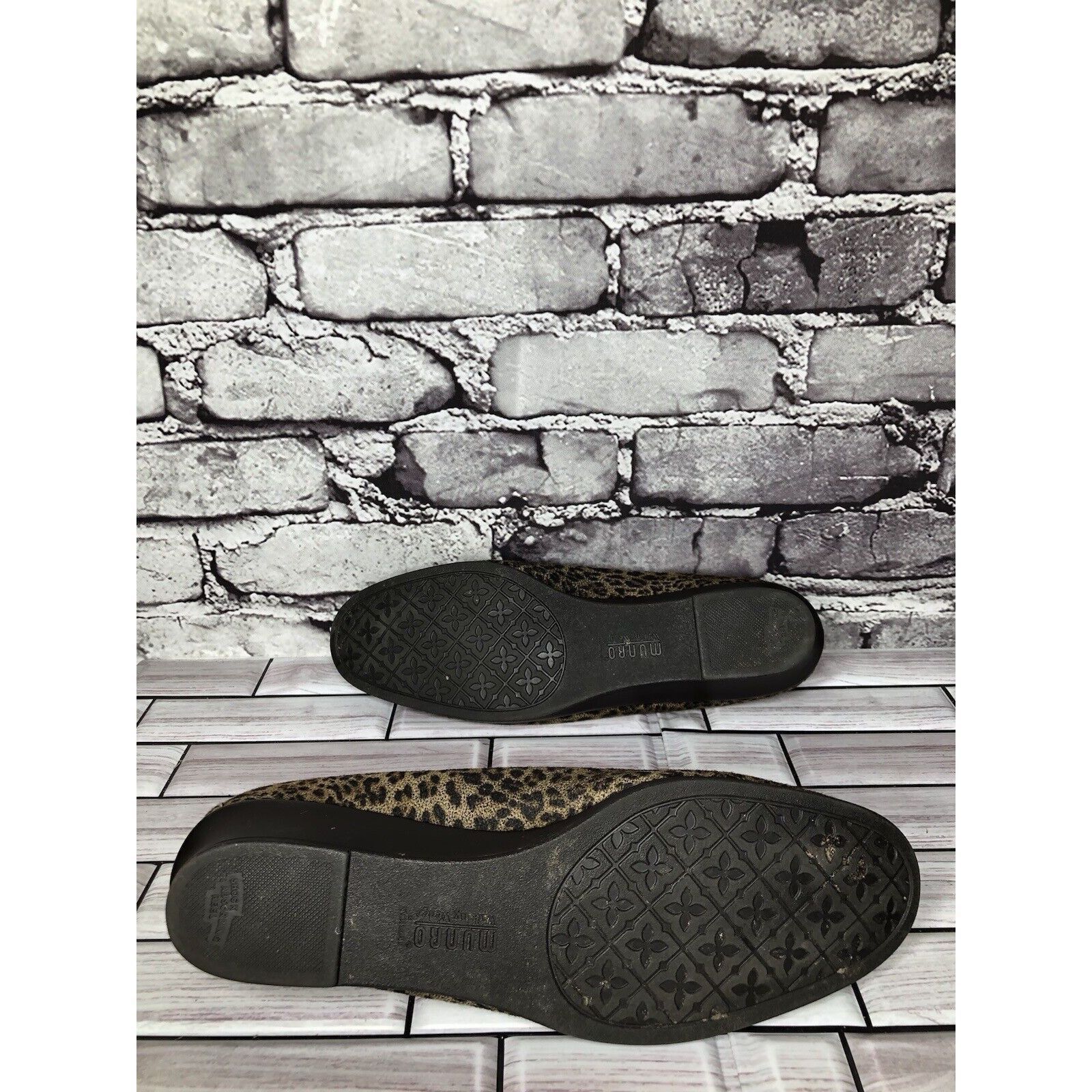 Other Munro American Leopard Print Synthetic Fabric Wedge Shoes Wo Size US 8 / IT 38 - 8 Thumbnail