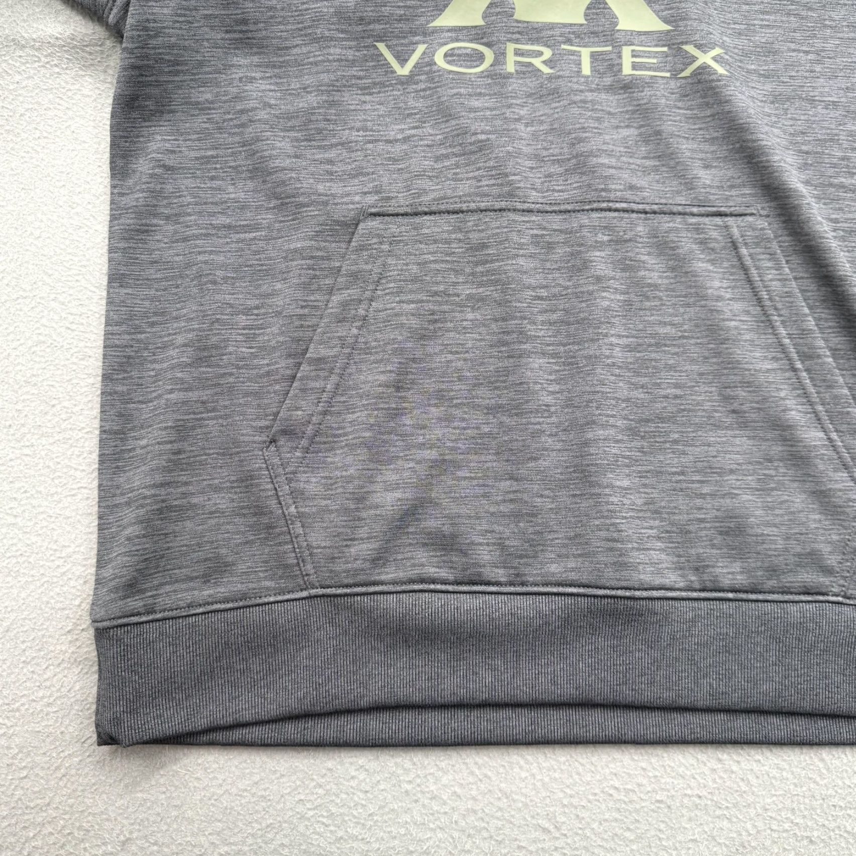 Logo 7 Vortex Hoodie Mens Large Gray Polyester Fleece Logo Pullover Sweatshirt SOF15766 Size US L / EU 52-54 / 3 - 7 Thumbnail