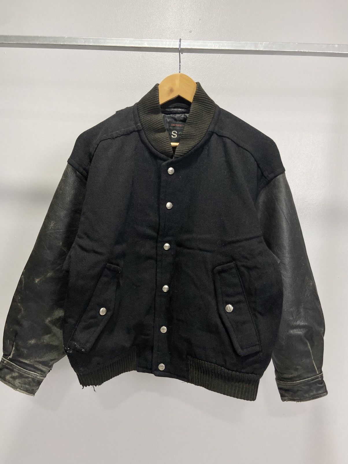 Vintage Vintage ixi:z varsity jacket leather sleeve Size US S / EU 44-46 / 1 - 2 Thumbnail