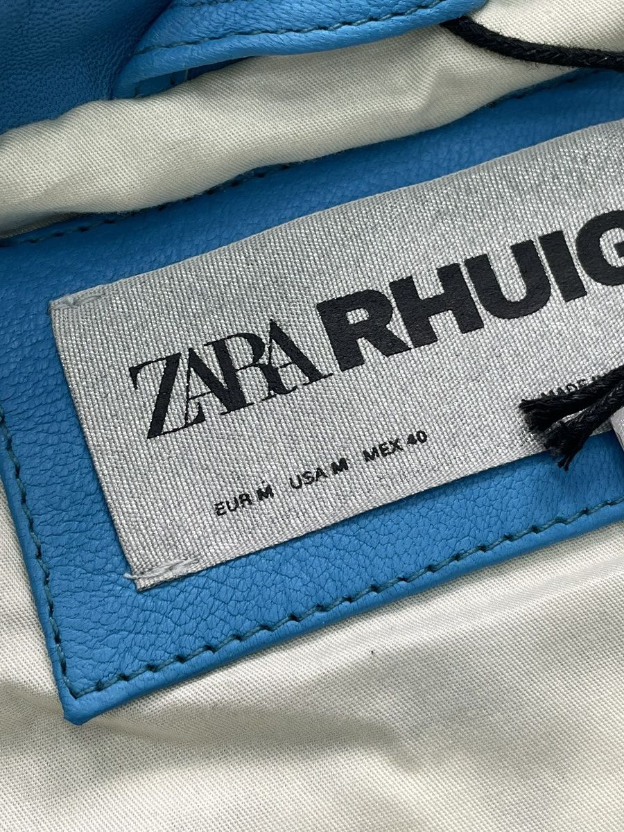 Zara Varsity Zara leather bomber jacket Rhude Size US M / EU 48-50 / 2 - 7 Thumbnail