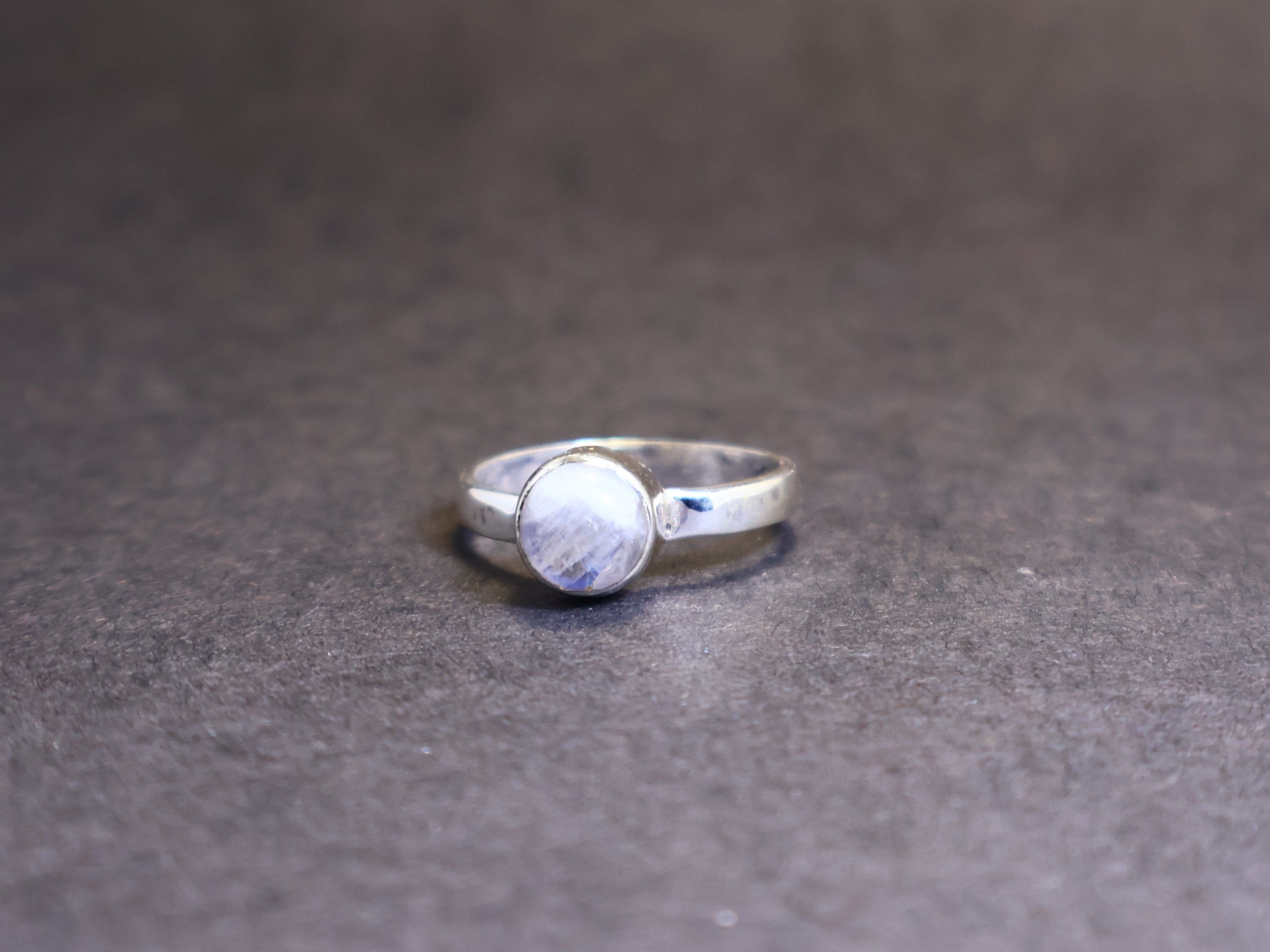 Handmade Moonstone Ring, 925 Sterling Silver Ring, Blue Gemstone Ring Size ONE SIZE - 3 Thumbnail