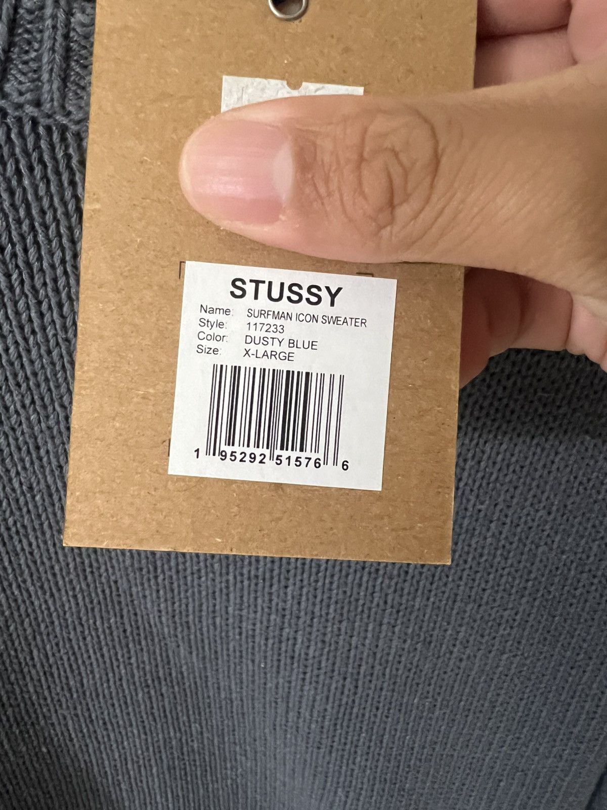 Stussy Stussy surfman knit sweater Size US XL / EU 56 / 4 - 5 Thumbnail