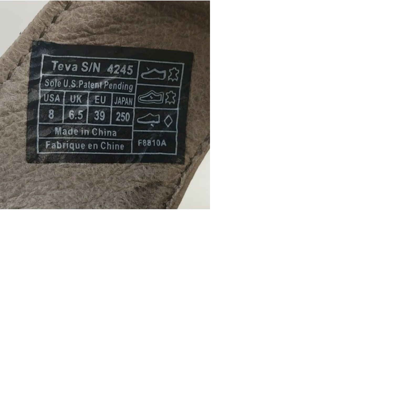 Teva Teva Keelie Women's Sandals Flip Flops Size 8M Brown Leather Casual Thong Size US 8 / IT 38 - 9 Thumbnail