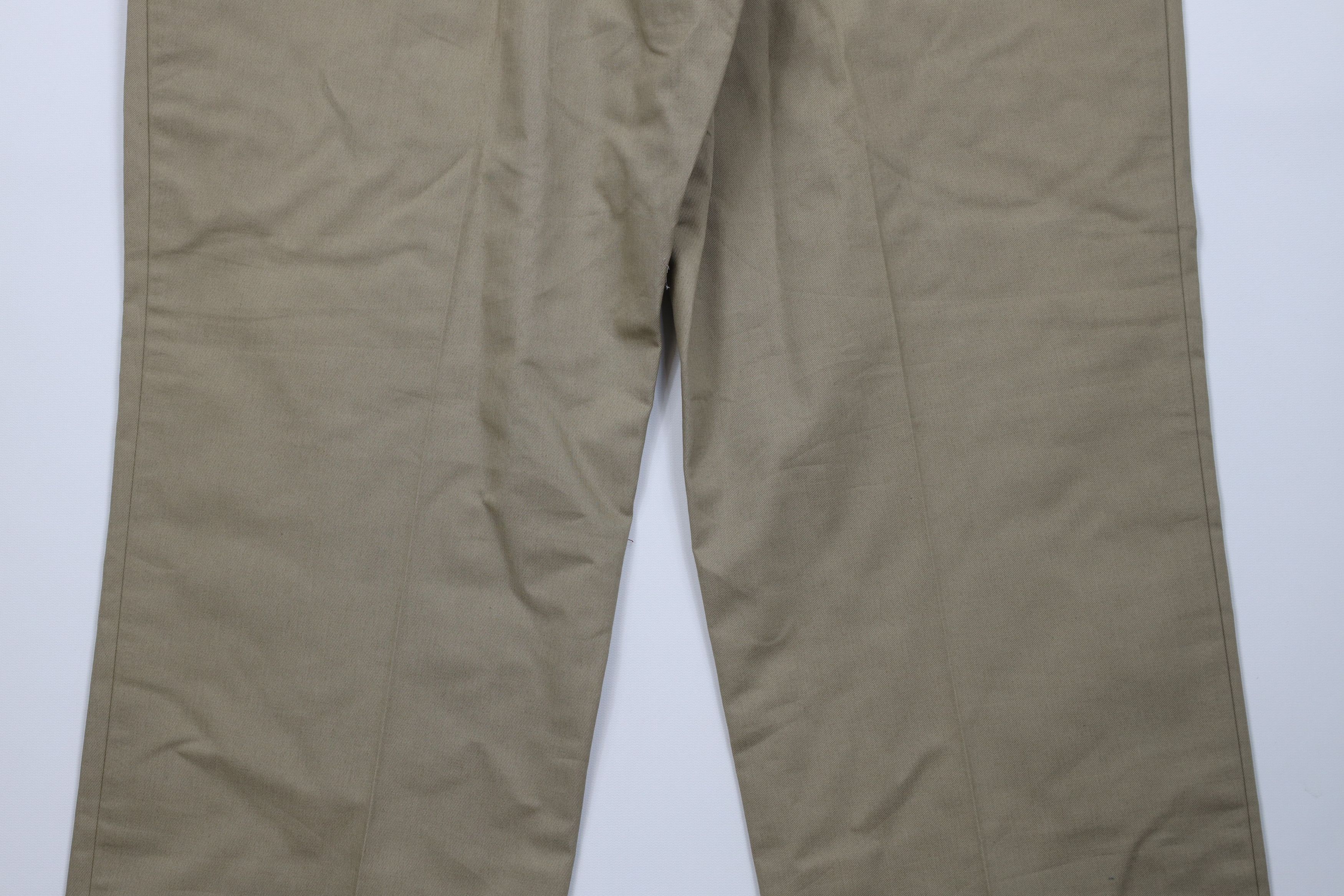 Vintage Vintage 70s 80s Streetwear Wide Leg Pants Trousers Beige USA Size US 38 / EU 54 - 12 Thumbnail