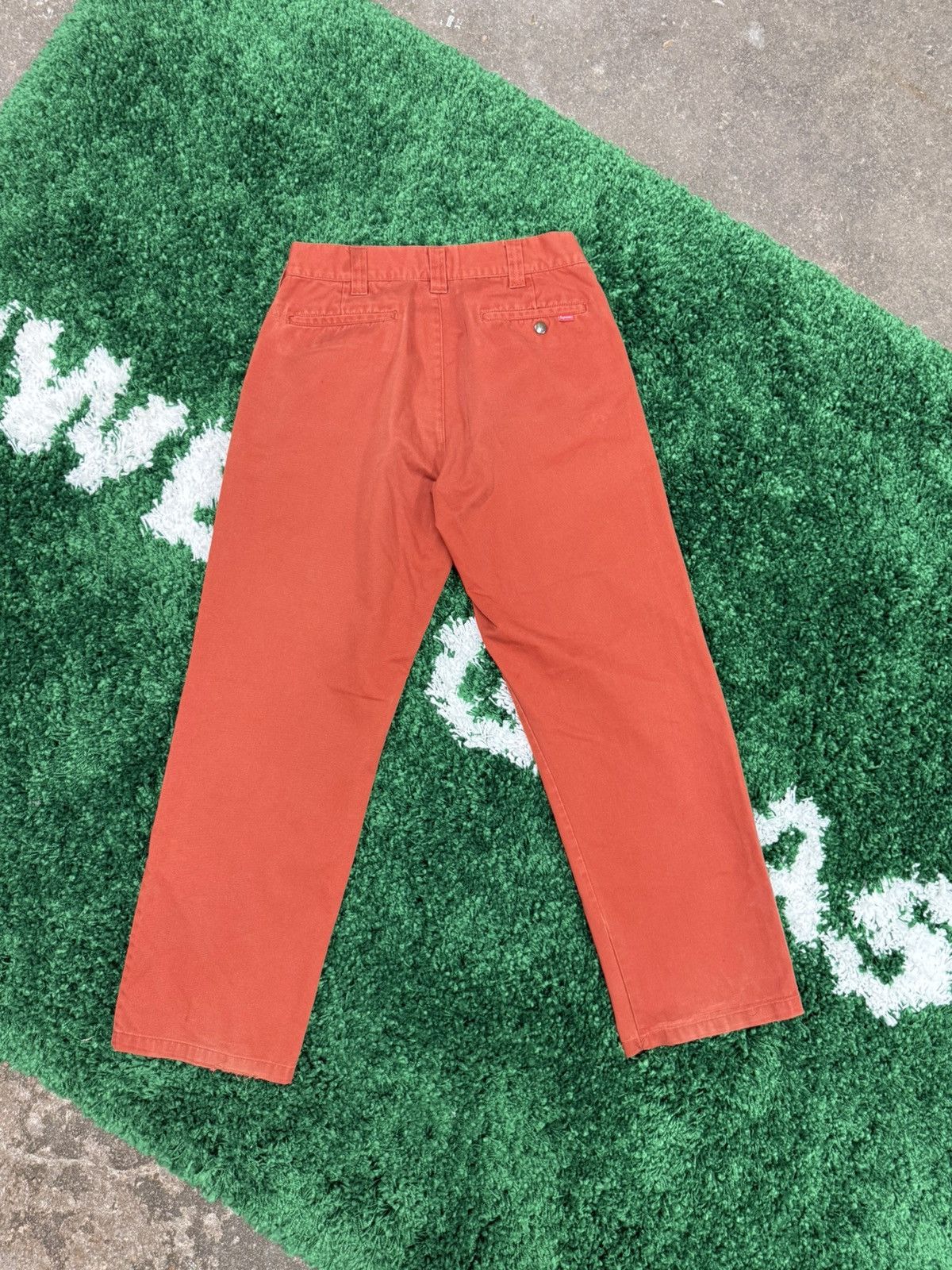 Supreme Supreme Work Pants Clay SS21 Sz. 30 Dark Red Orange Size US 30 / EU 46 - 7 Thumbnail