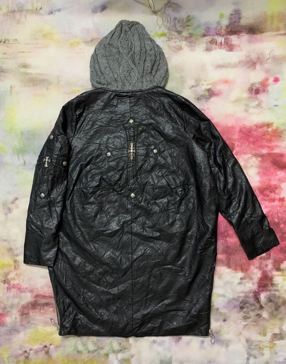 Tornado Mart Japanese Brand Leather Cross Apocalypse Share Spirit Lgb CH Size US L / EU 52-54 / 3 - 3 Thumbnail