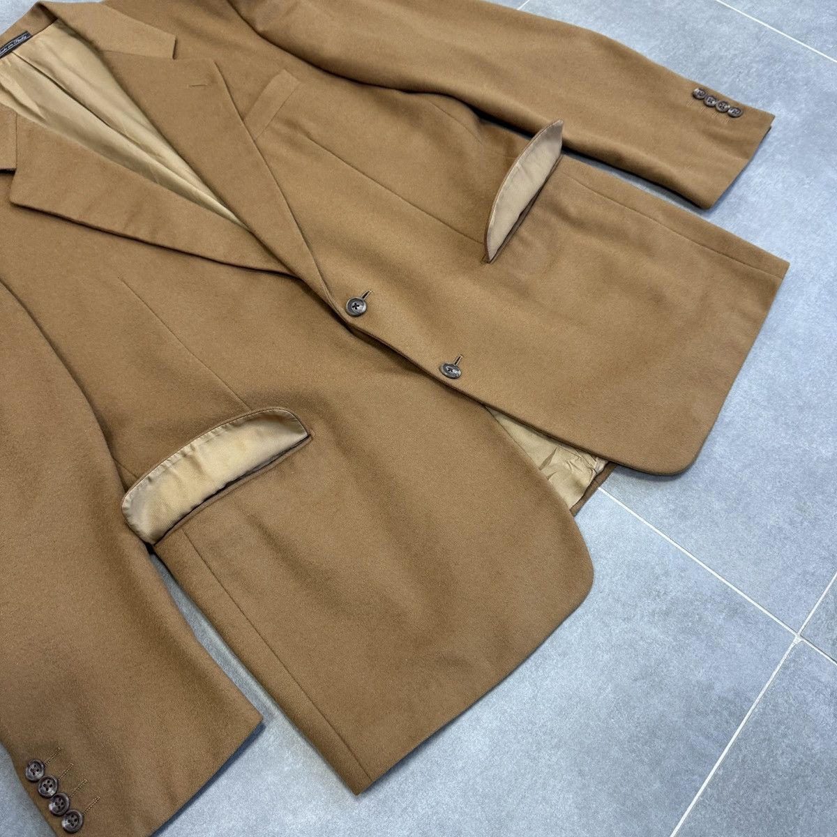 Corneliani Corneliani Linea Sartoria Wool Cashmere Blazer Men Size 52R Size 52R - 8 Thumbnail