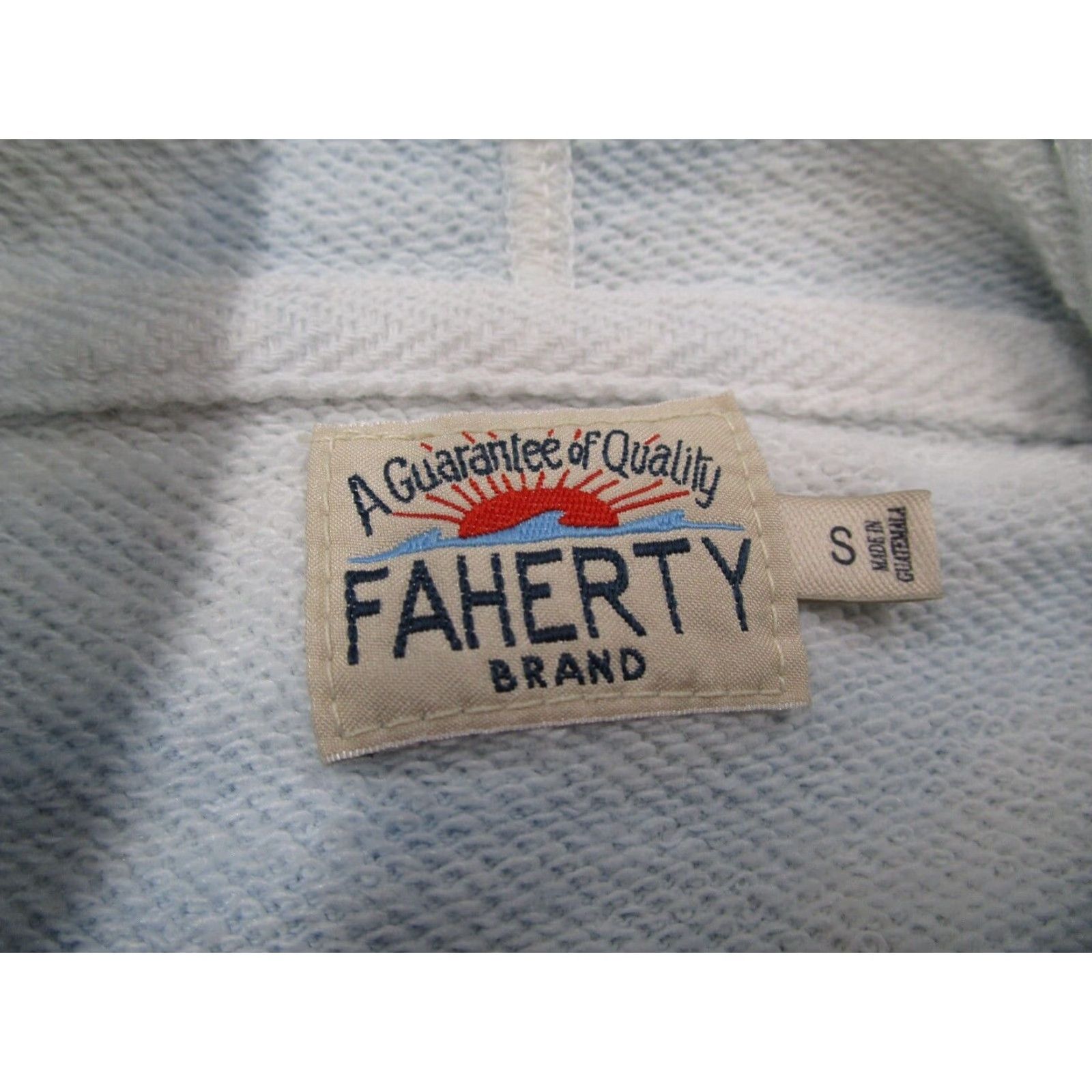 Faherty Faherty Women's White Tie Dye Pullover Hoodie Small Kangaroo Pocket Rainbow Graphic Size S / US 4 / IT 40 - 3 Thumbnail