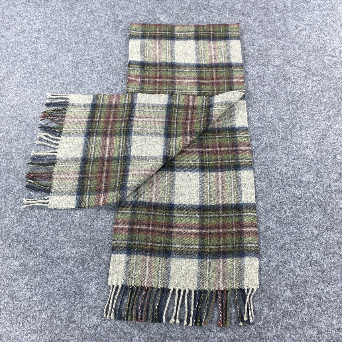 Johnstons Of Elgin × Vintage The Scotch House Scarf # Muffler # Neckwear # D573 Size ONE SIZE - 7 Thumbnail