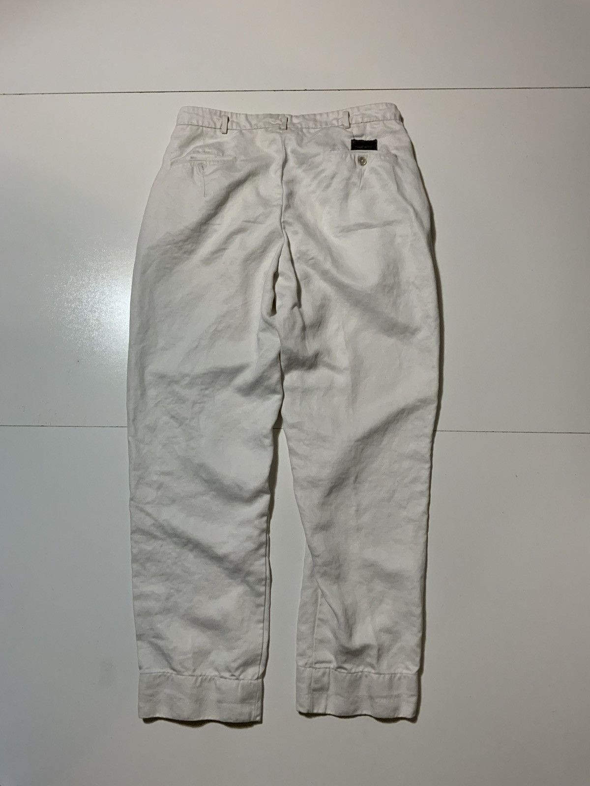 Vintage True Vintage Quality Tailors Workwear Linen Button Fly Pants Size US 32 / EU 48 - 3 Thumbnail