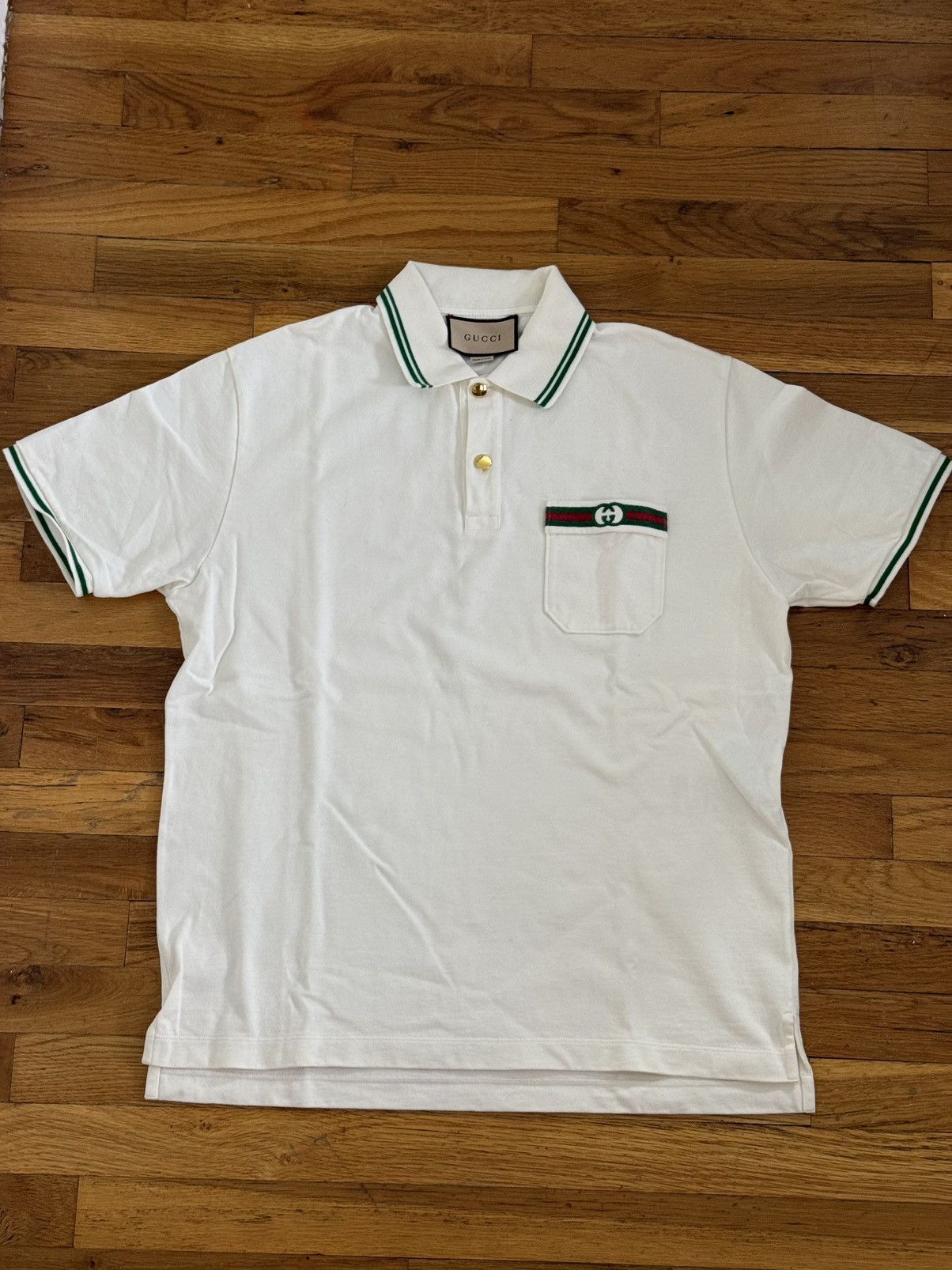 Gucci Gucci Tennis Polo Size US L / EU 52-54 / 3 - 1 Thumbnail