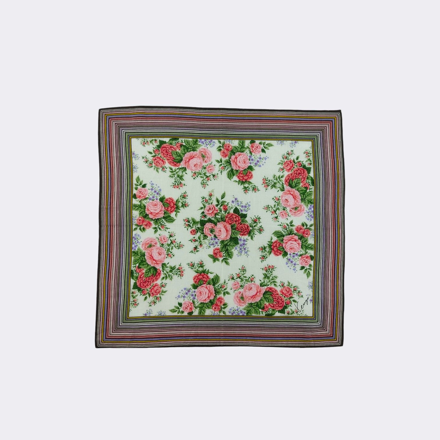 Kenzo Vintage Kenzo Handkerchief Neckerchief Bandana H014M Size ONE SIZE - 2 Thumbnail