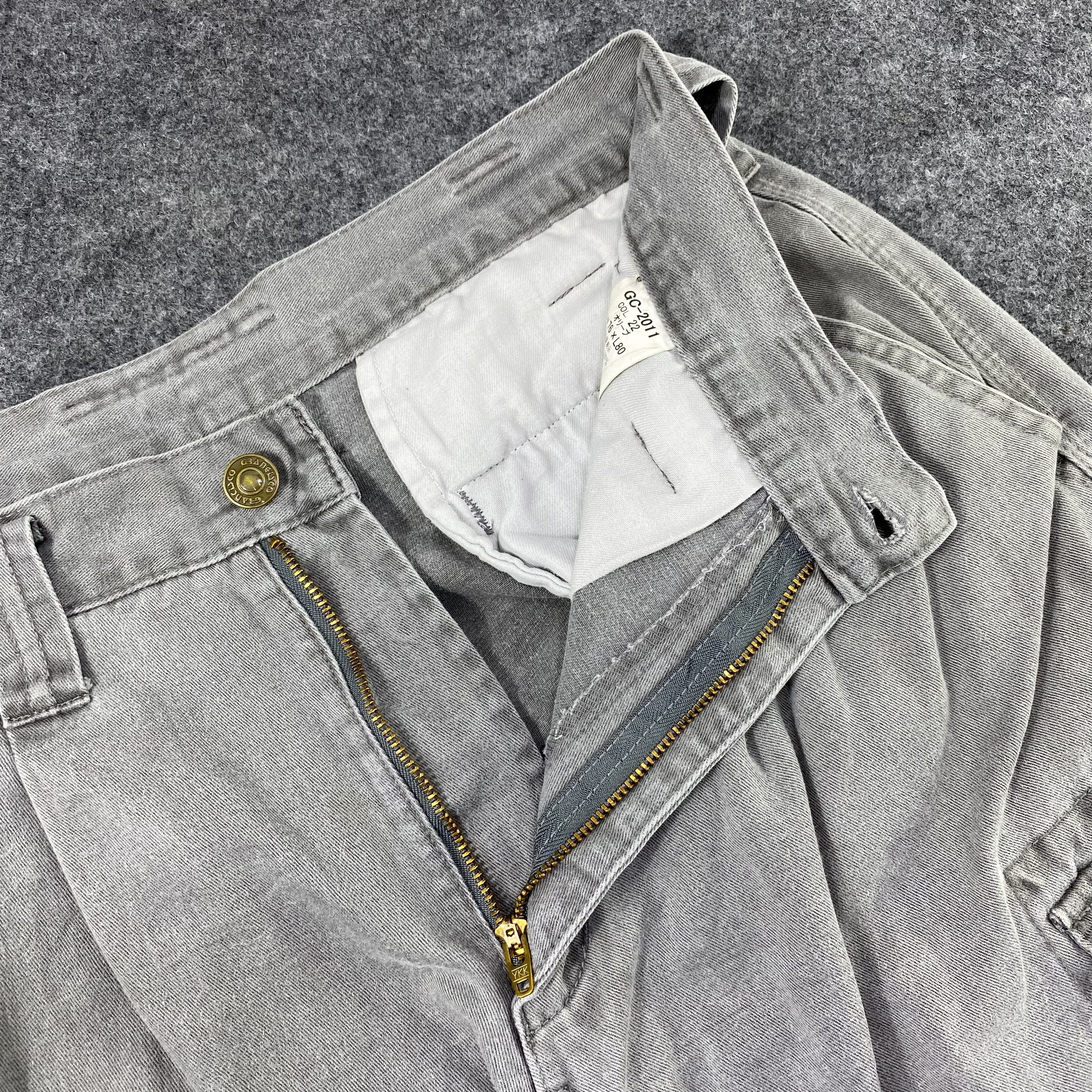 Japanese Brand Gran Cisco Faded Grey Cargo Pants - C022 Size US 29 - 10 Thumbnail