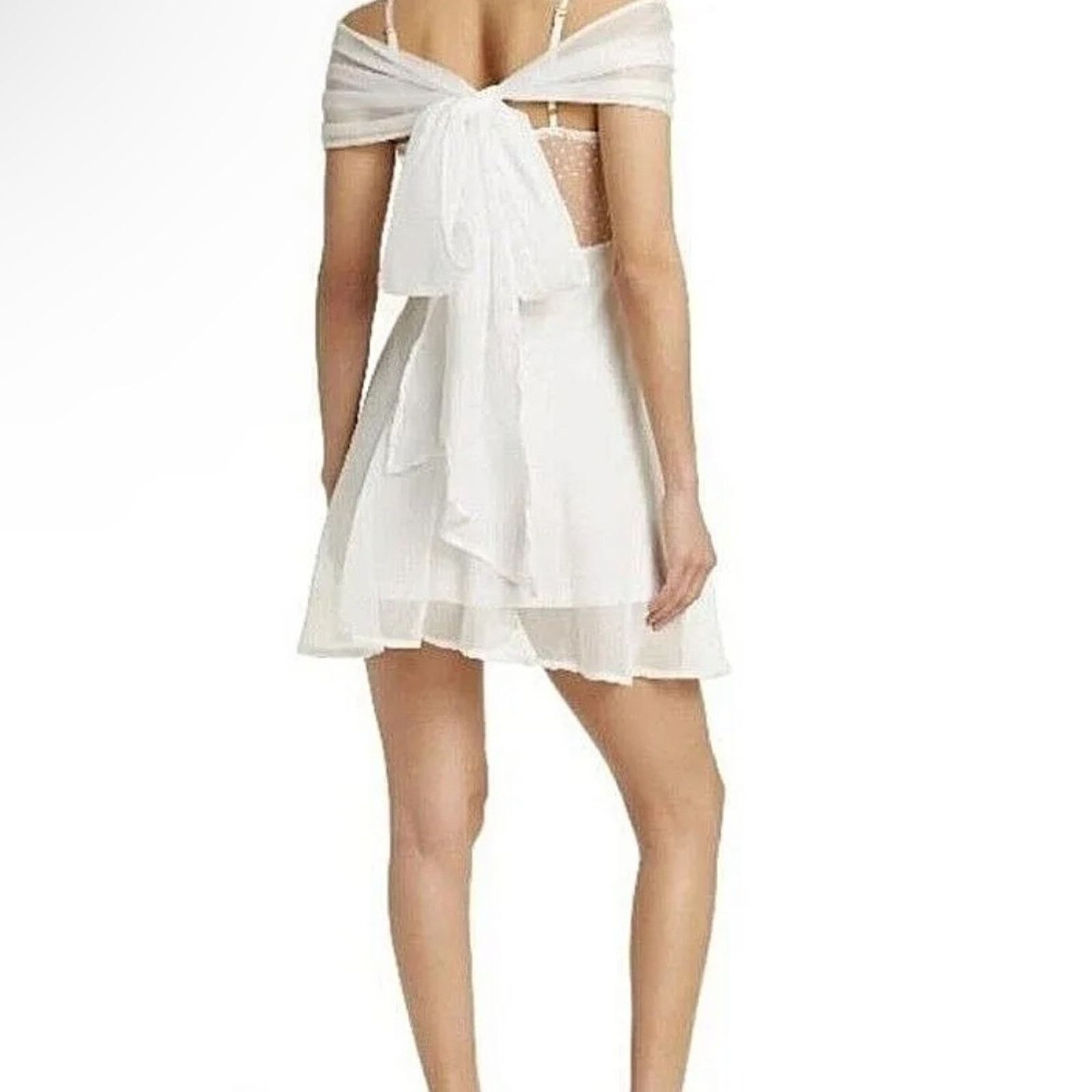 Area Area Stars Womens Dress Cali Two Tone Pindot Dress Size M Size M / US 6-8 / IT 42-44 - 2 Thumbnail