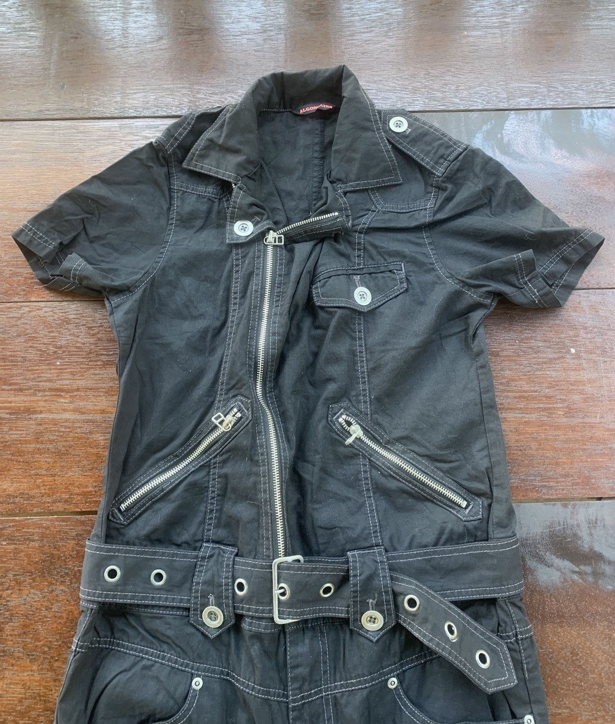 If Six Was Nine × Japanese Brand × Seditionaries Bondage Algonquins punk fashion style jumpsuit Size 34" / US 12 / IT 48 - 3 Thumbnail