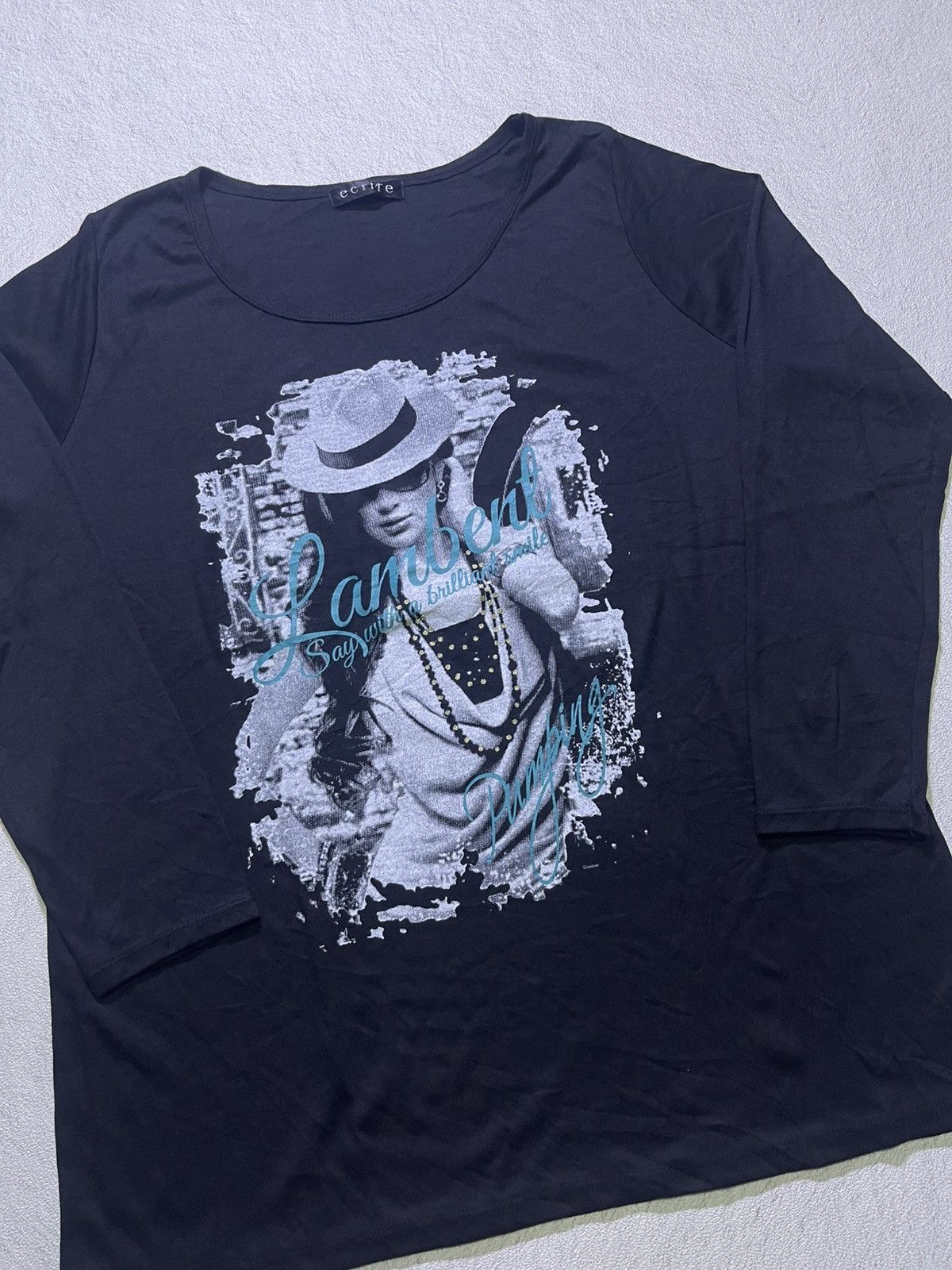 Japanese Brand Y2K ECRIRE long sleeve tshirt Size US M / EU 48-50 / 2 - 2 Thumbnail