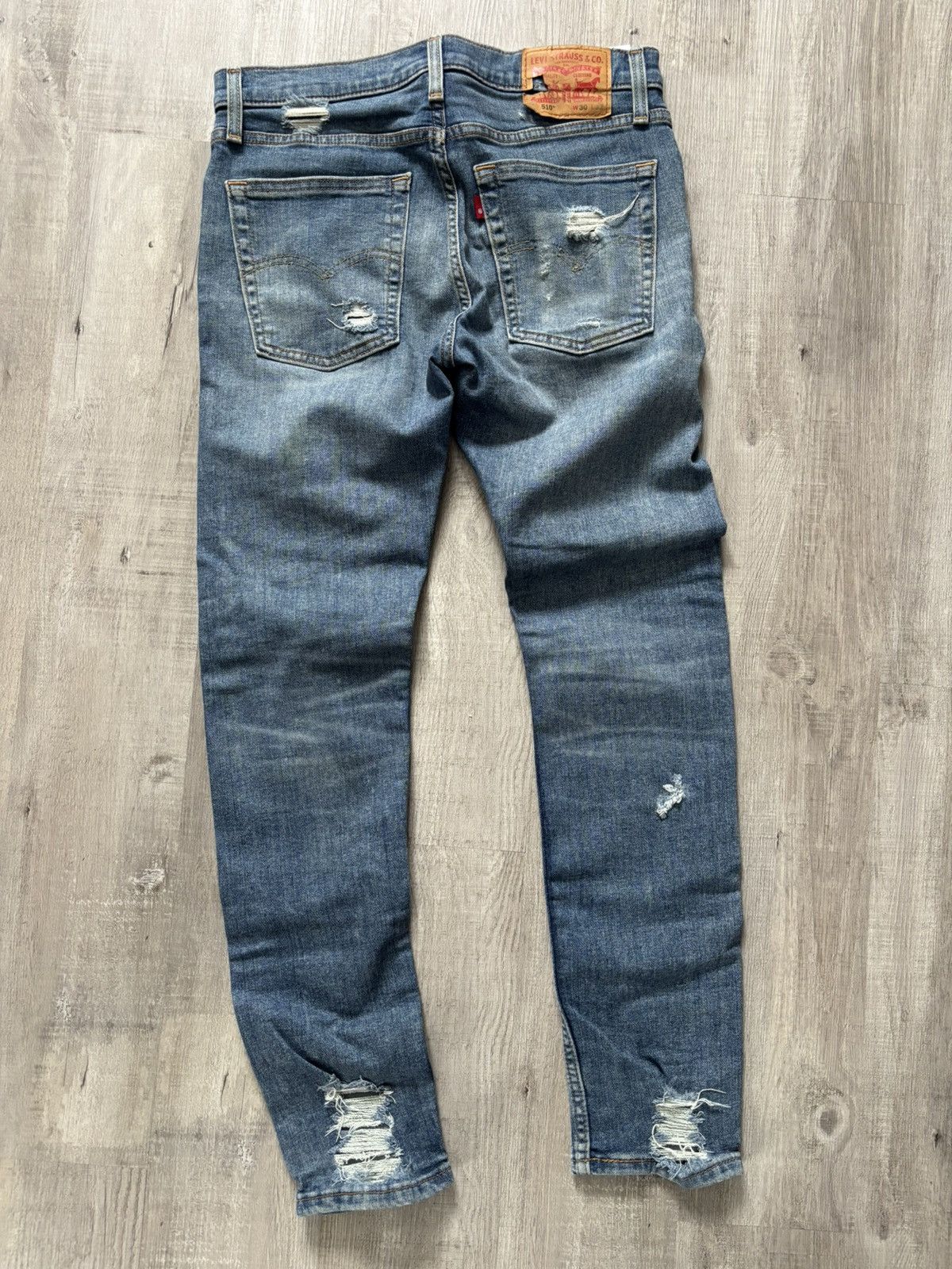 Levi's levi’s 511 distressed denim Size US 30 / EU 46 - 2 Thumbnail