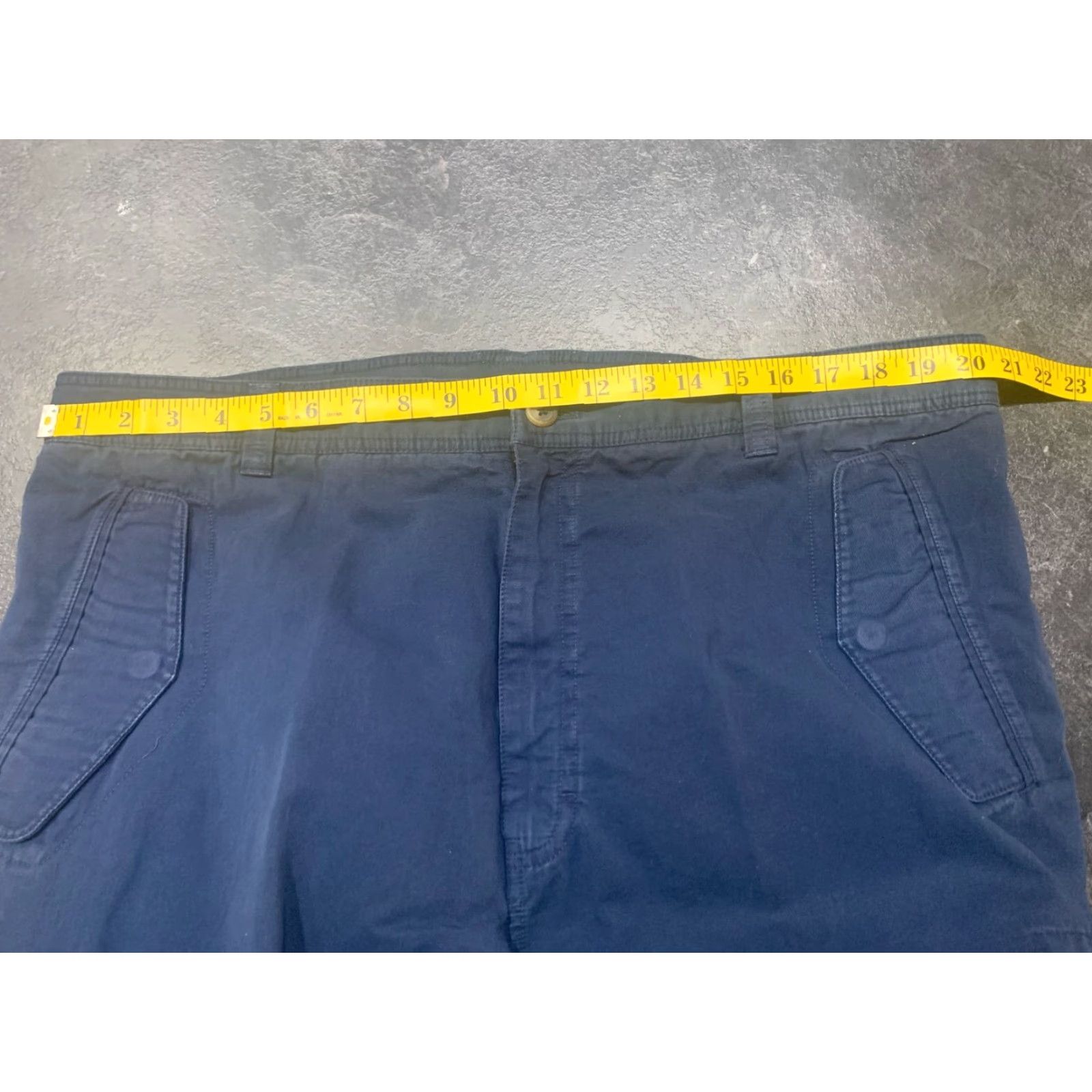 Vintage J L Powell Casual Cargo Pants 40x31 Blue Cotton Mens Size US 40 / EU 56 - 5 Thumbnail