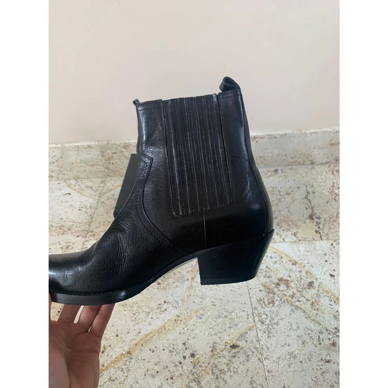 Saint Laurent Paris o1rshd1 Lukas 40 Boots in Black Size US 8 / EU 41 - 13 Thumbnail