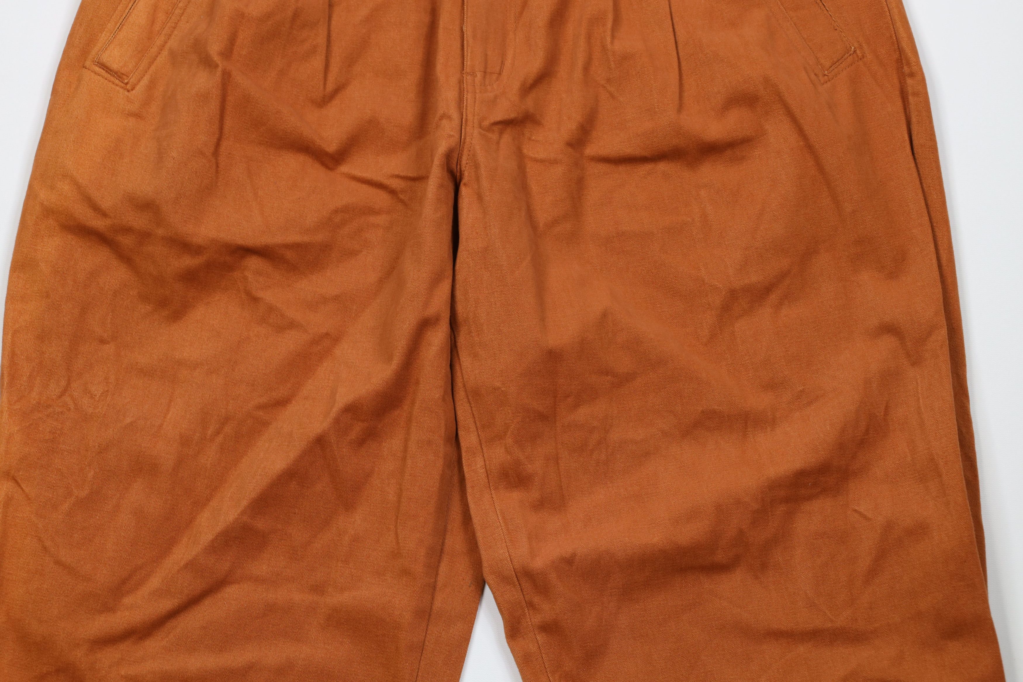 Vintage Deadstock Vintage 90s Streetwear Cuff Tapered Pants Orange Size US 34 / EU 50 - 4 Thumbnail