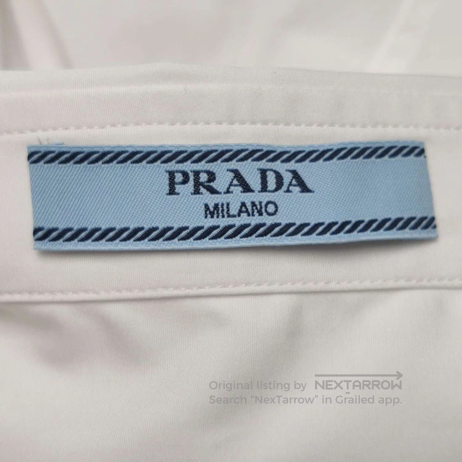 Prada Prada Cotton Long Sleeve Button. Size XXS / US 00 / IT 34 - 4 Thumbnail