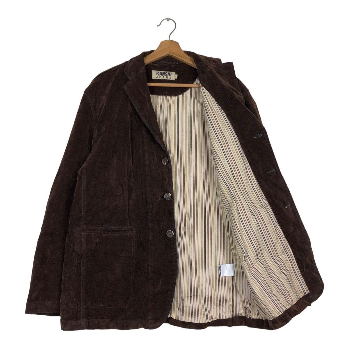 Japanese Brand 🔥VINTAGE CHORE VELVET WORK JACKET KANSAI JEANS BLANKET Size US L / EU 52-54 / 3 - 11 Thumbnail