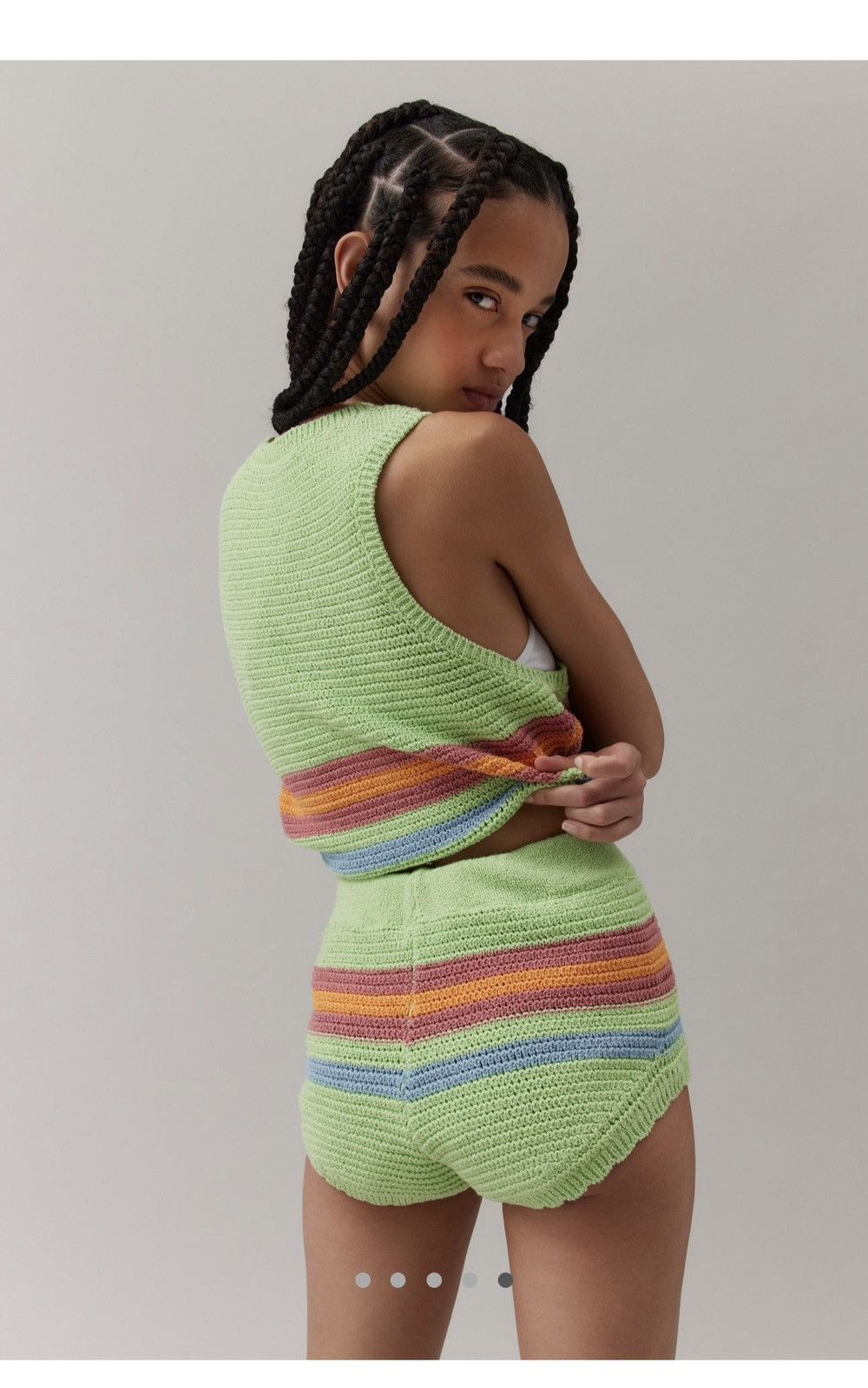Bdg BDG Will Knit Sweater Vest & Micro Short set Size M / US 6-8 / IT 42-44 - 3 Thumbnail