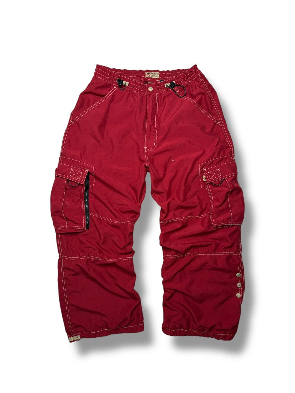 Vintage Vintage Y2K Mac Gear Rave Cargo Pants Size US 34 / EU 50 - 1 Thumbnail