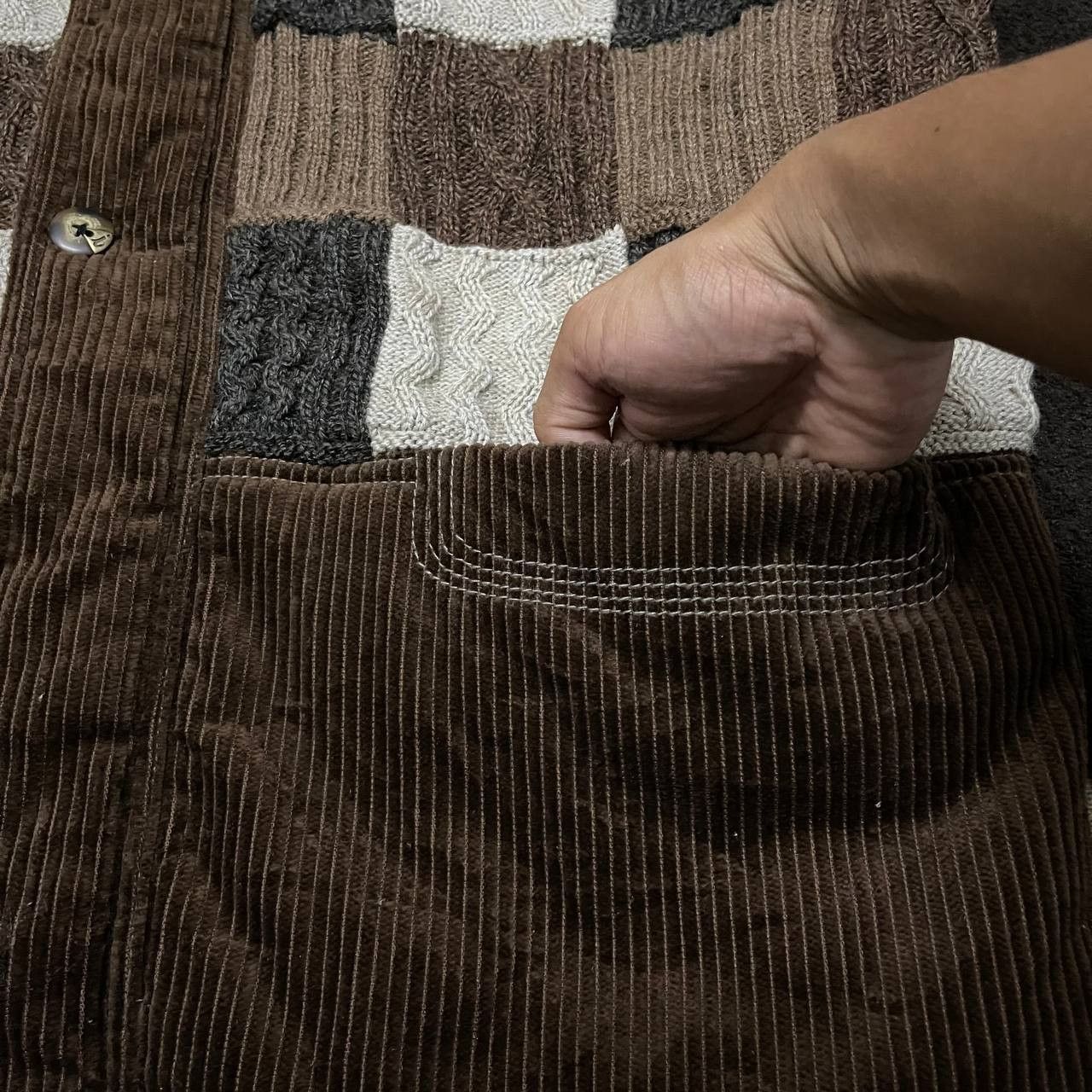 Vintage Vintage Arnaldo Bassini Italian Knitted Corduroy Jacket Size US M / EU 48-50 / 2 - 6 Thumbnail