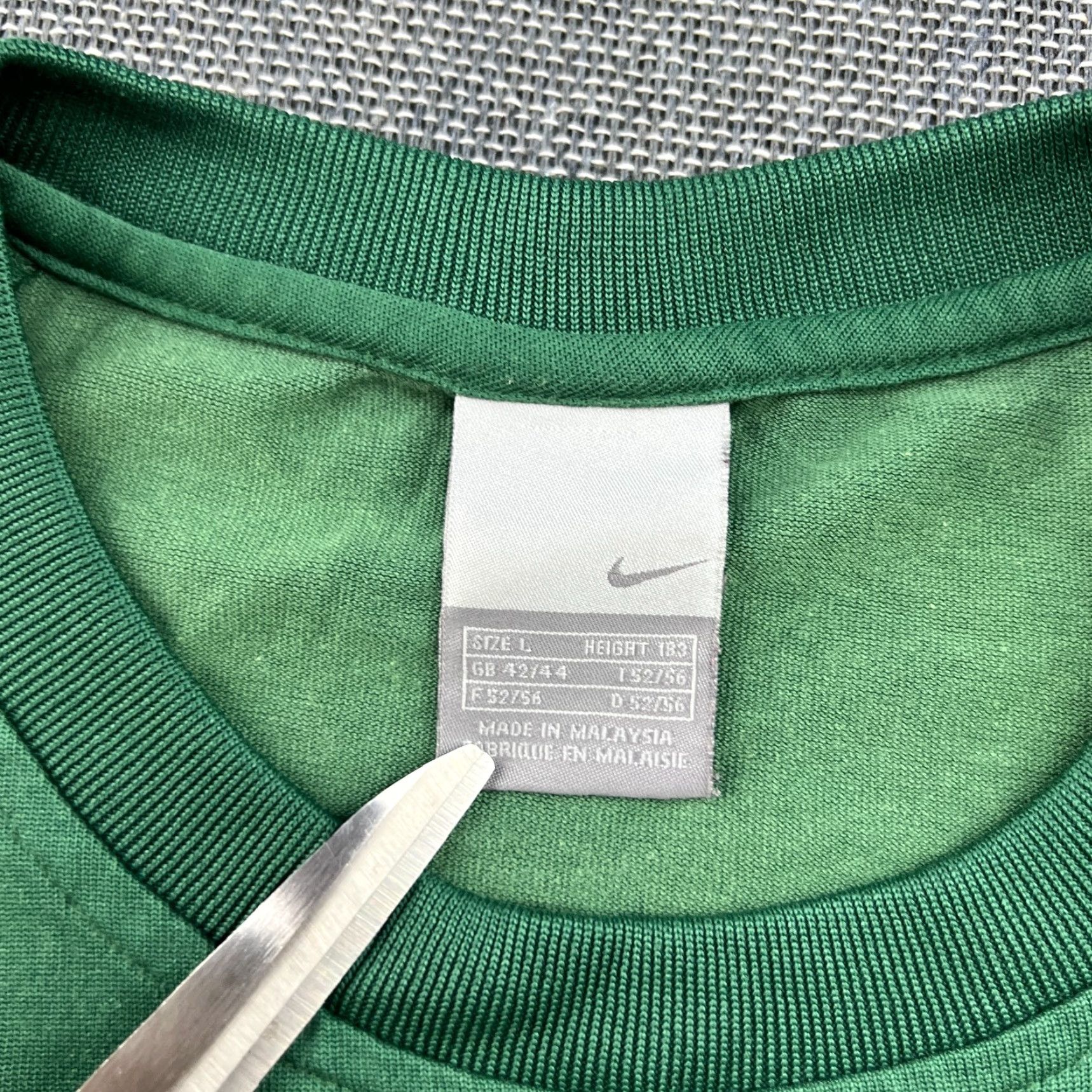 Nike Nike CORTEZ Vintage Shirt Mens M Green COR72Z Jersey Large Size US M / EU 48-50 / 2 - 7 Thumbnail