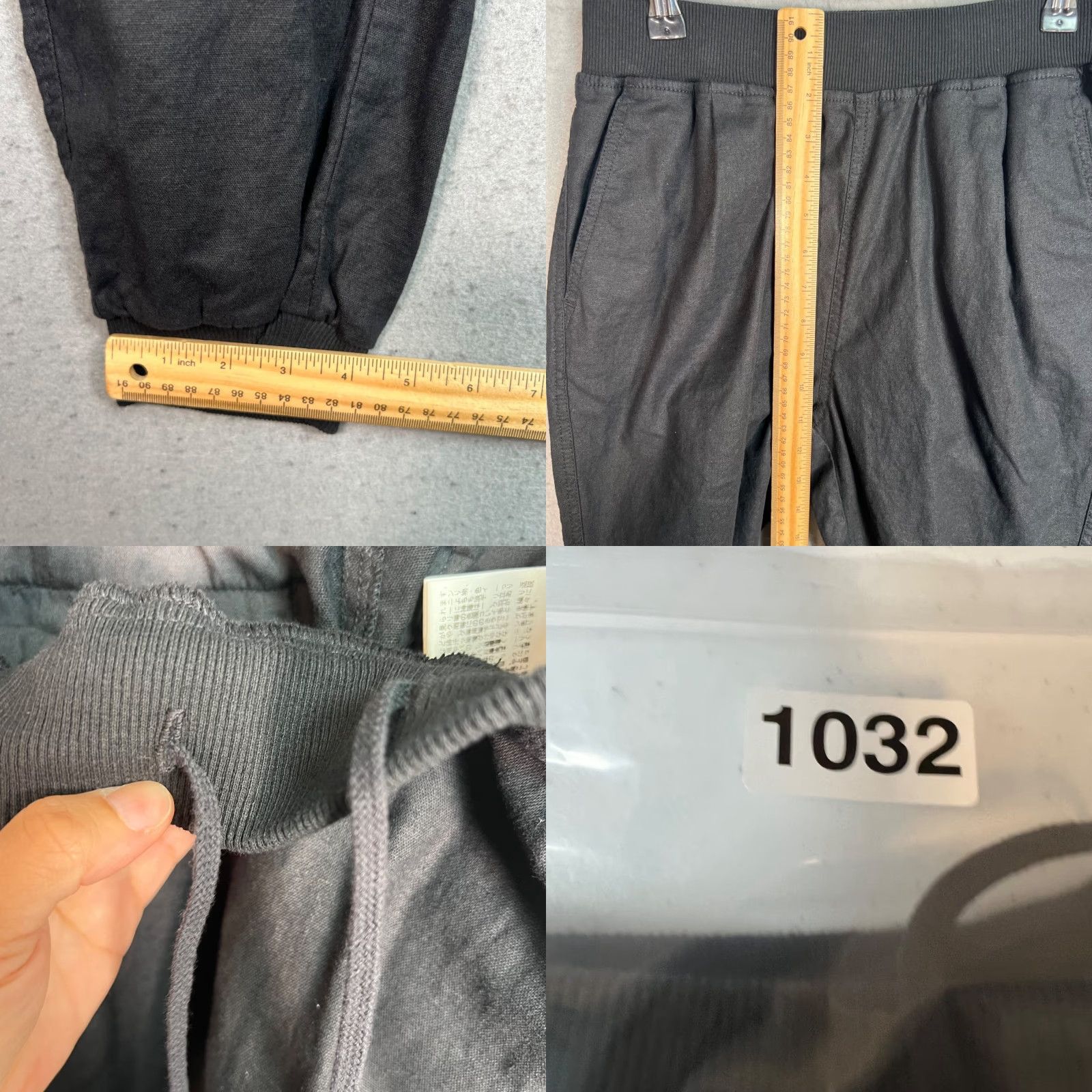 Vintage Beams Heart Japan Black Mens Size Small Jogger Pants Tapered Leg Vintage/Adult Mens Small Flat Front Drawstring 27in Inseam 22in N/A Size US 29 - 8 Thumbnail